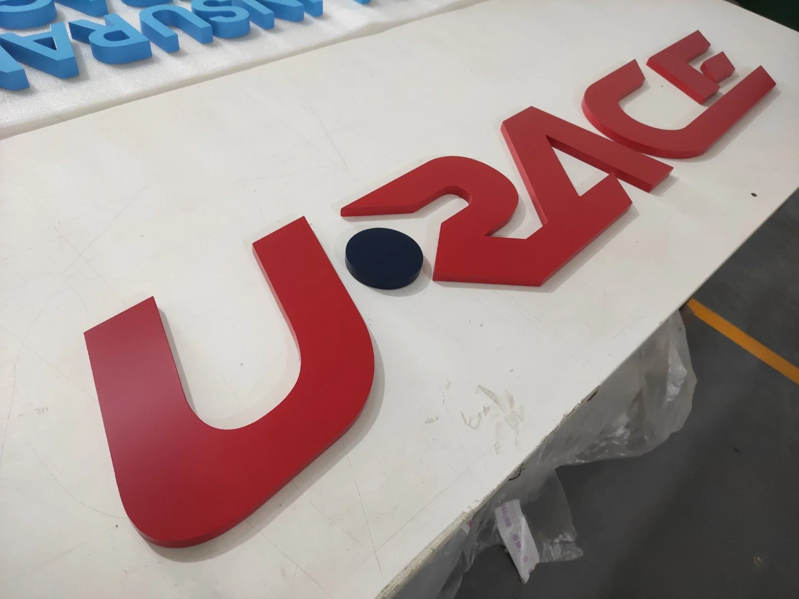 Custom Channel Letter Sign for URace