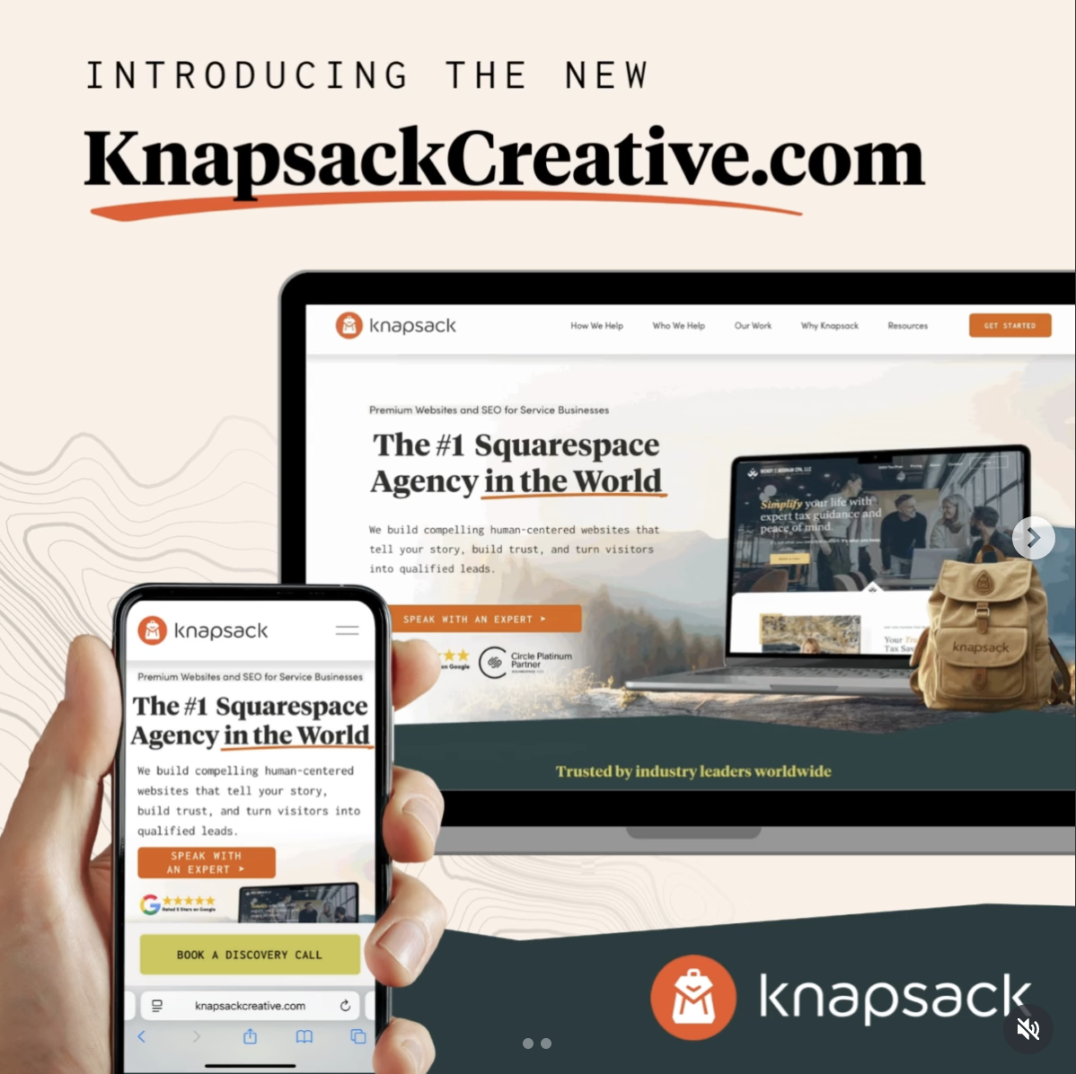 Social Media Management & Copy for Knapsack