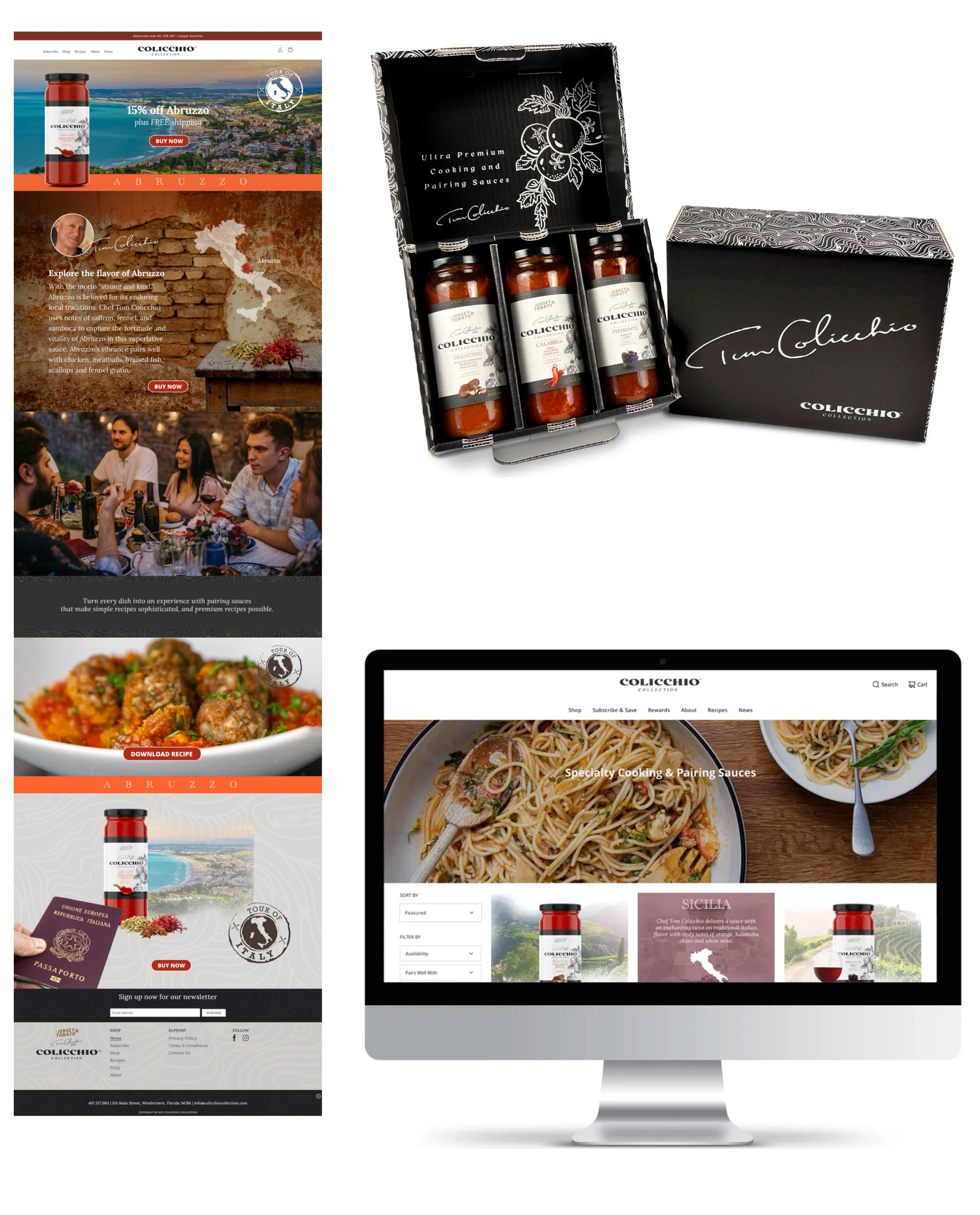 Copy, Creative Direction, & Social for Colicchio Collection