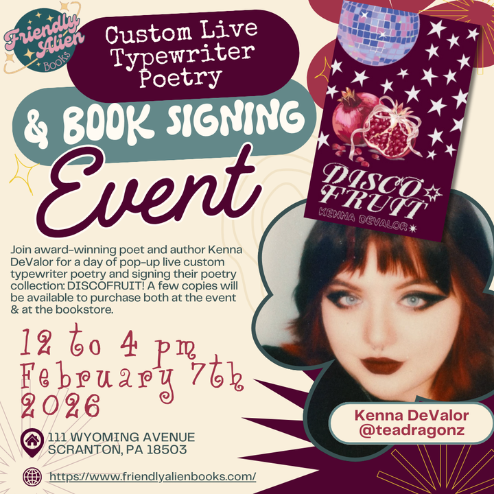 Kenna DeValor: Live poetry & book signing