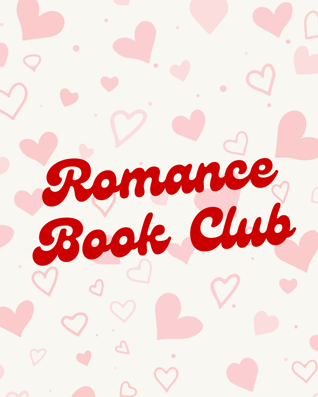 Romance Book Club April meeting