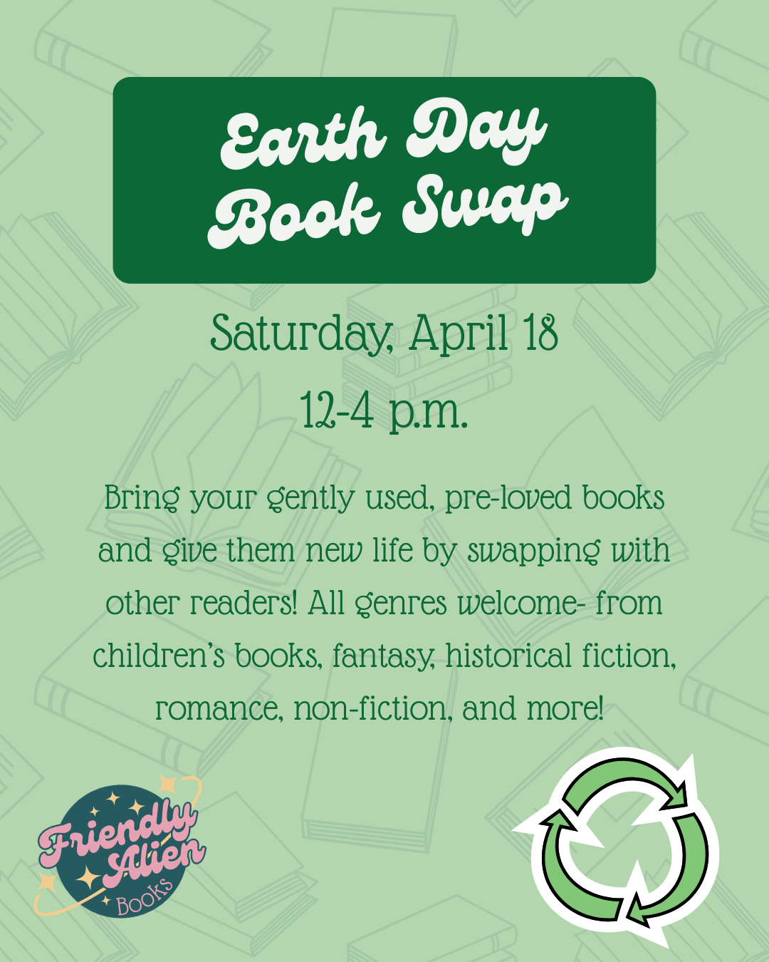 Earth Day Book Swap