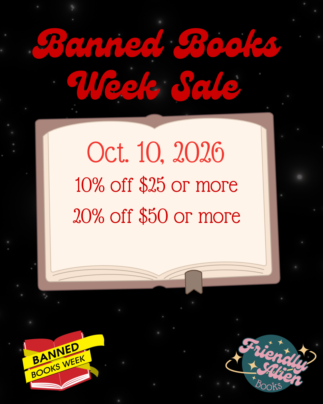 Banned Books Week sale