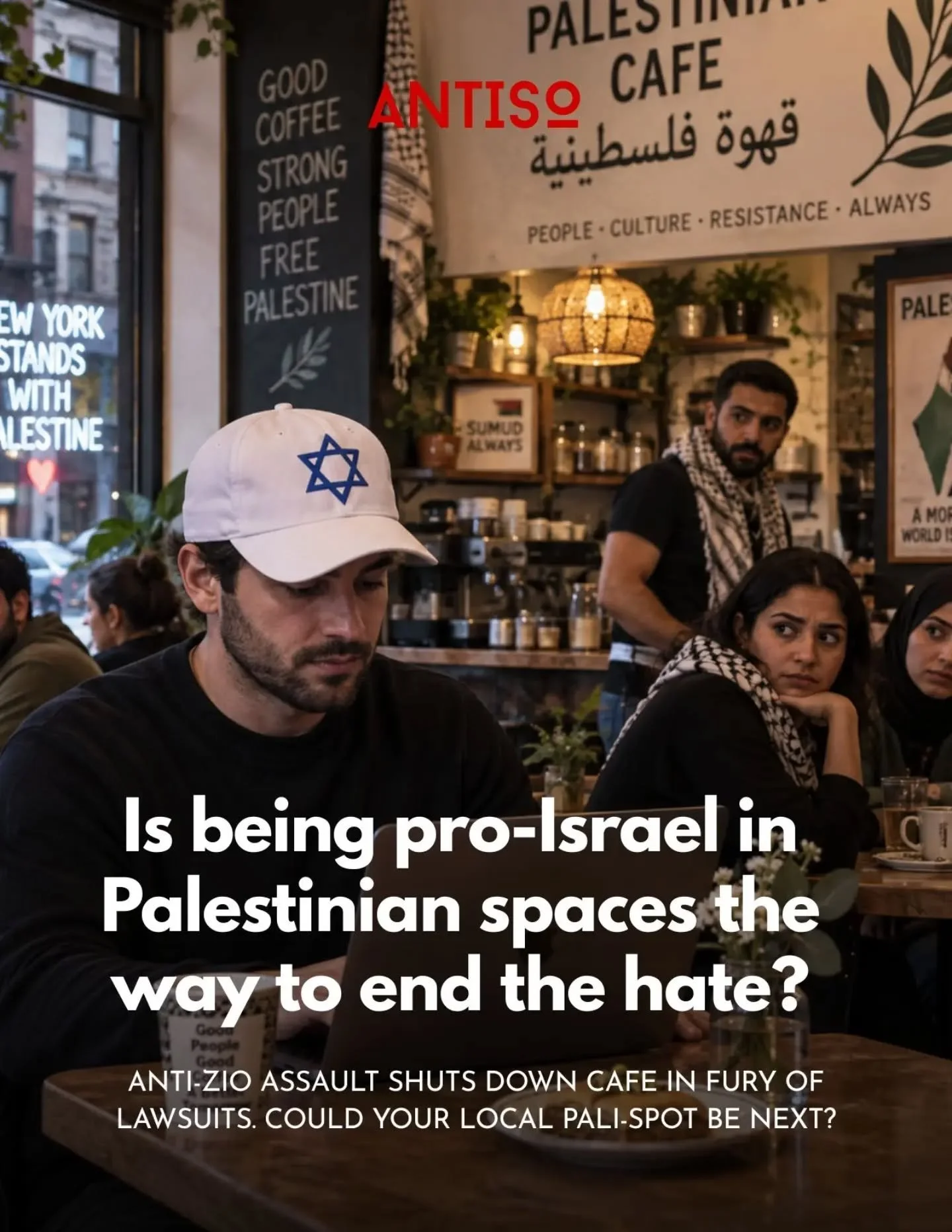 Been in conspiring mode preparing for major fundraisers (NY+LA), next week's protest against DSA, and thinking about Jerusalem Cafe, which shut down, after a barrage of lawsuits due to the owners anti-zionist meltdown, and it has me thinking of Rosa 