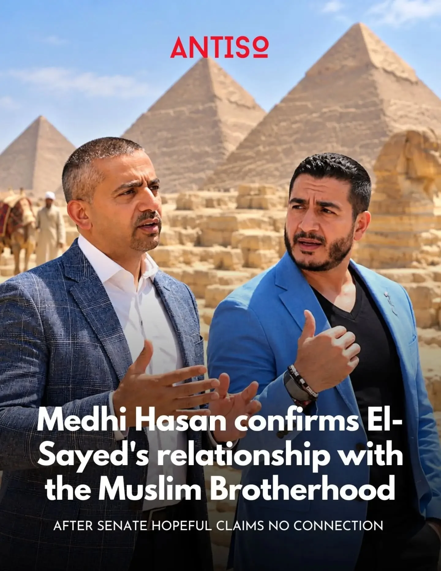 Abdul Mohammad is gonna lose his bid for Senate all because he got too friendly with dudes names Hasan.

Medhi Hasan, the Qatari backed political commentator, has just confirmed that Abdul does support the Muslim Brotherhood, a designated terrorist g