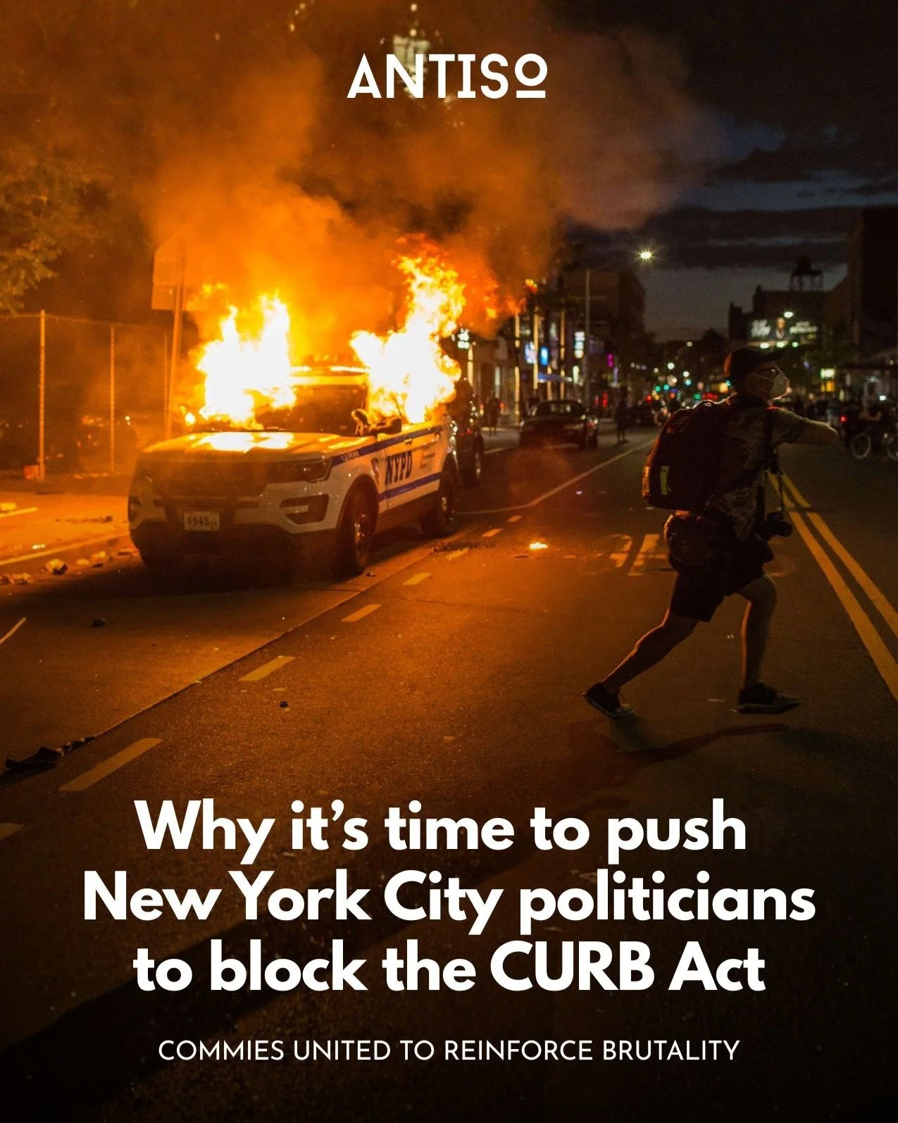 Communists like Chi Osse, Claire Valdez, Mayor Mamdani and Darializa Avila Chevalier are pushing the CURB Act to a vote in NYC Council. 

Anyone who cares about keeping our streets safe and preventing terrorist attacks in our city should be paying at