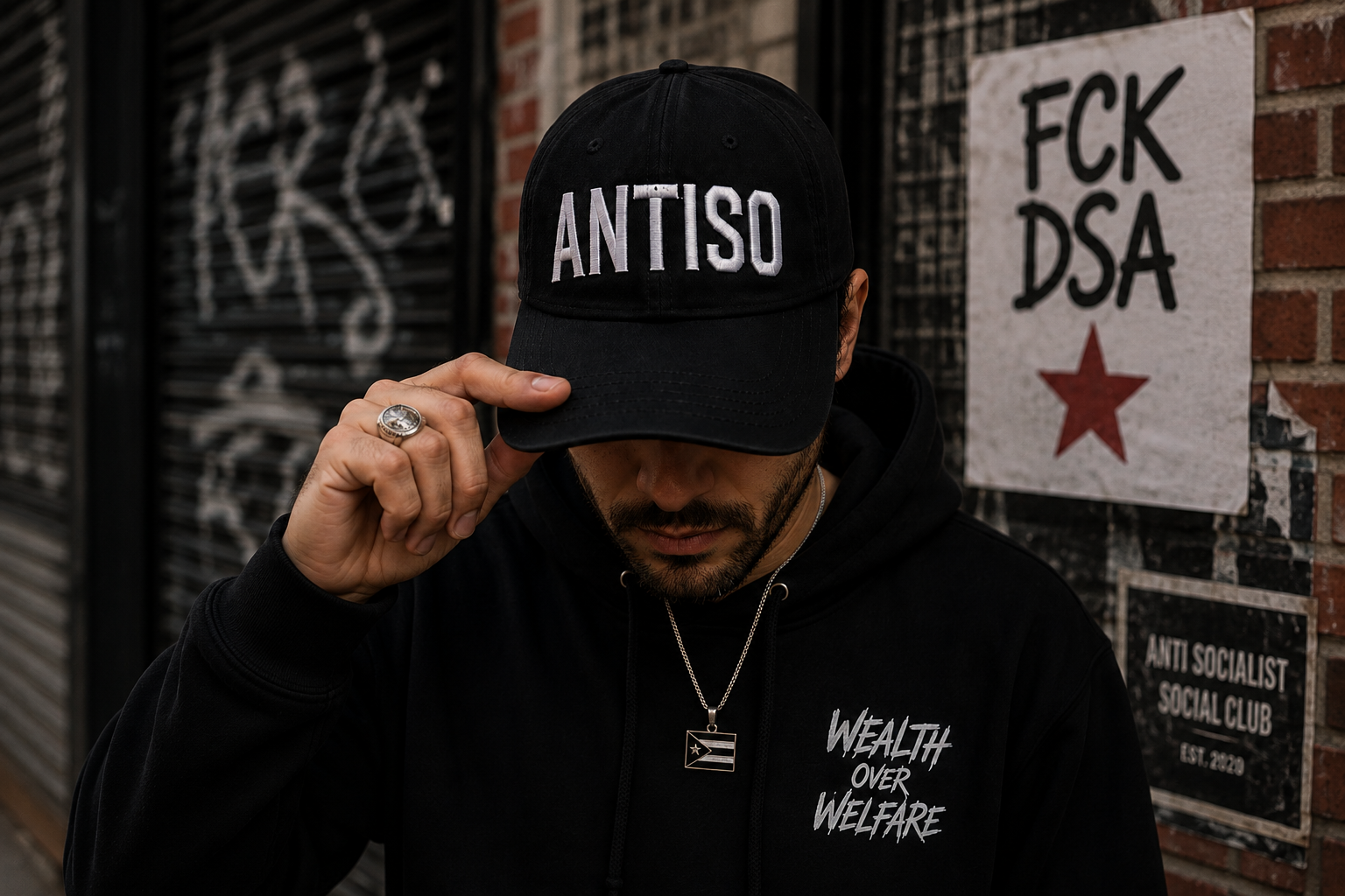 ANTISO Embroidered Cap