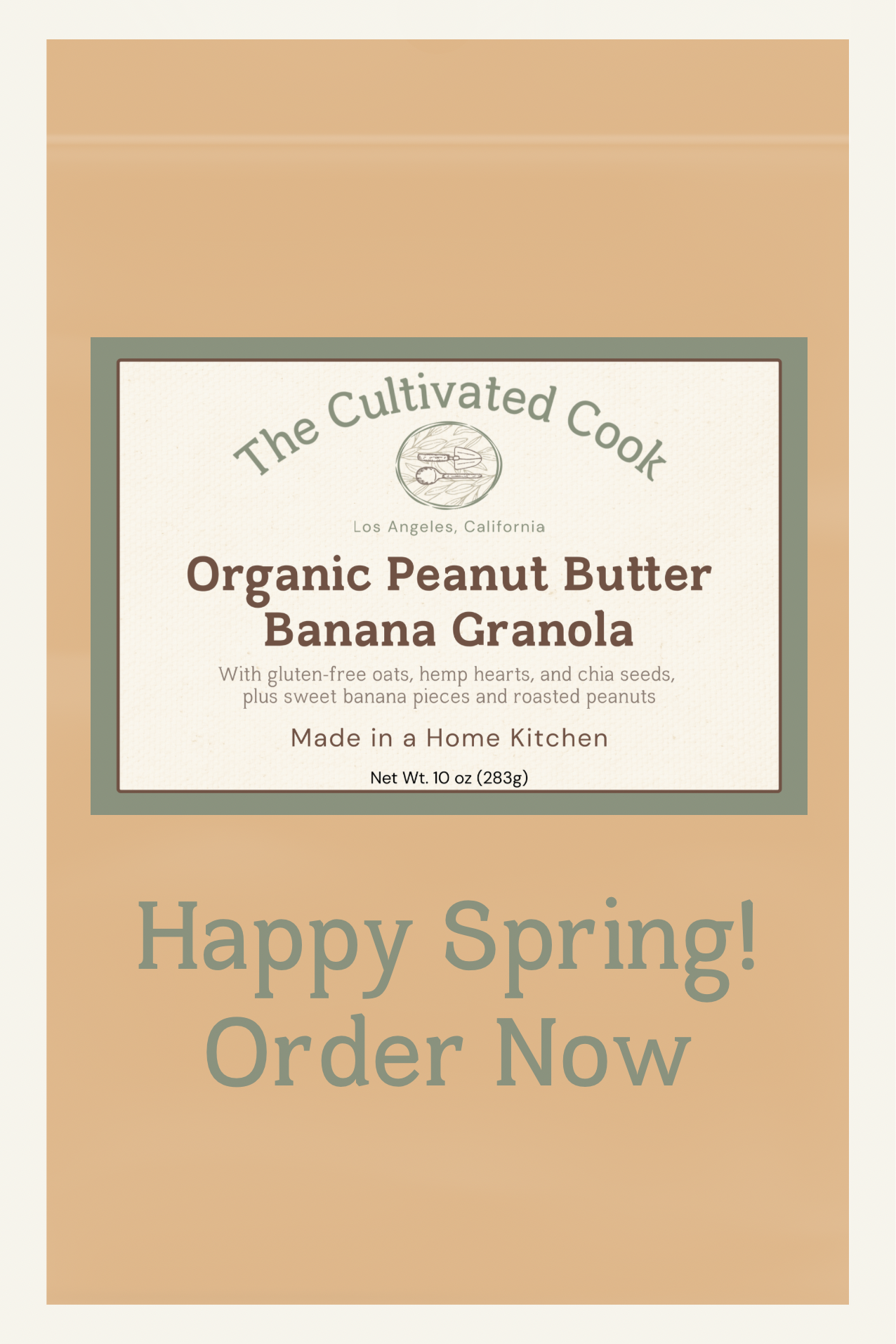 Organic Peanut Butter Banana Granola
