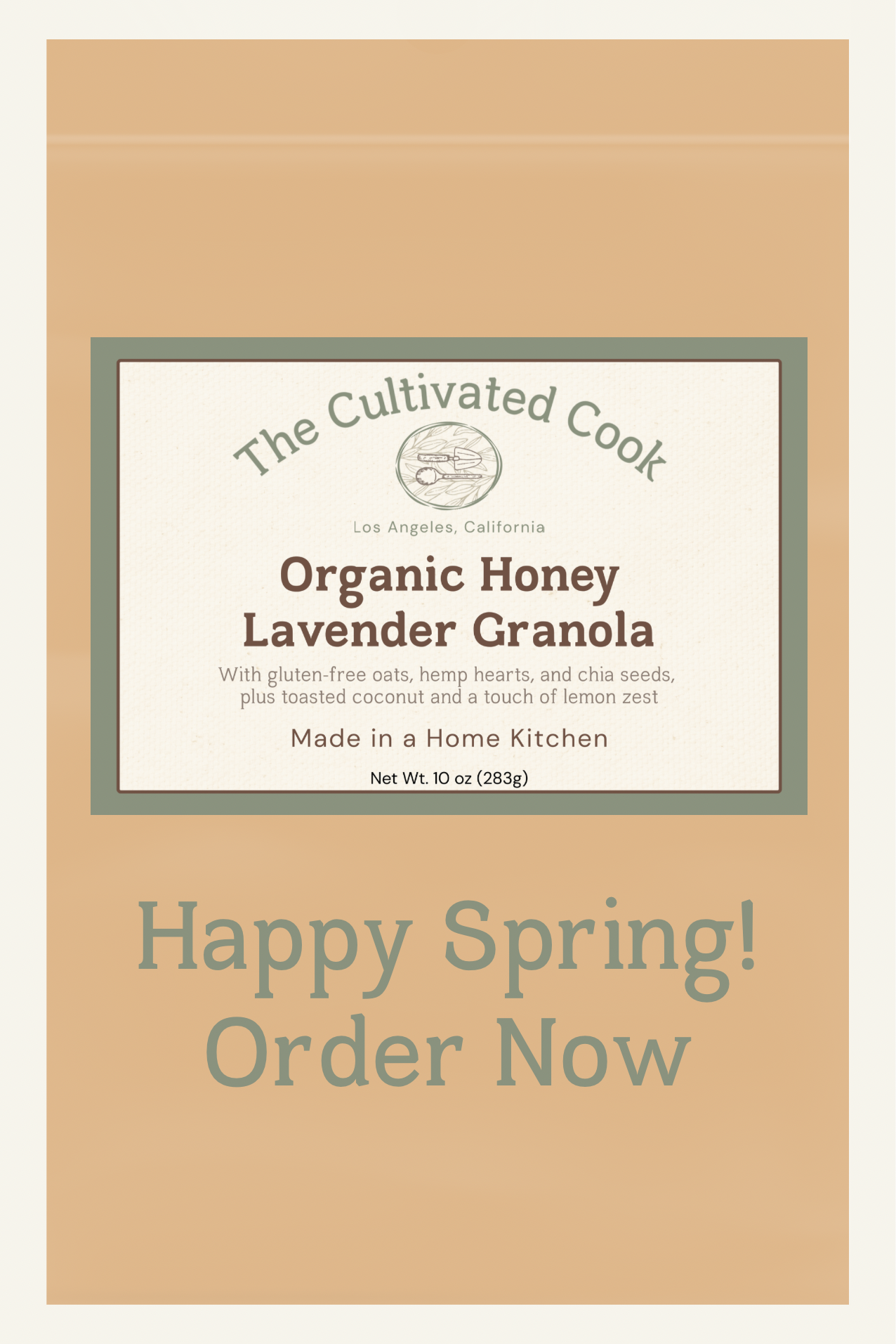 Organic Honey Lavender Granola