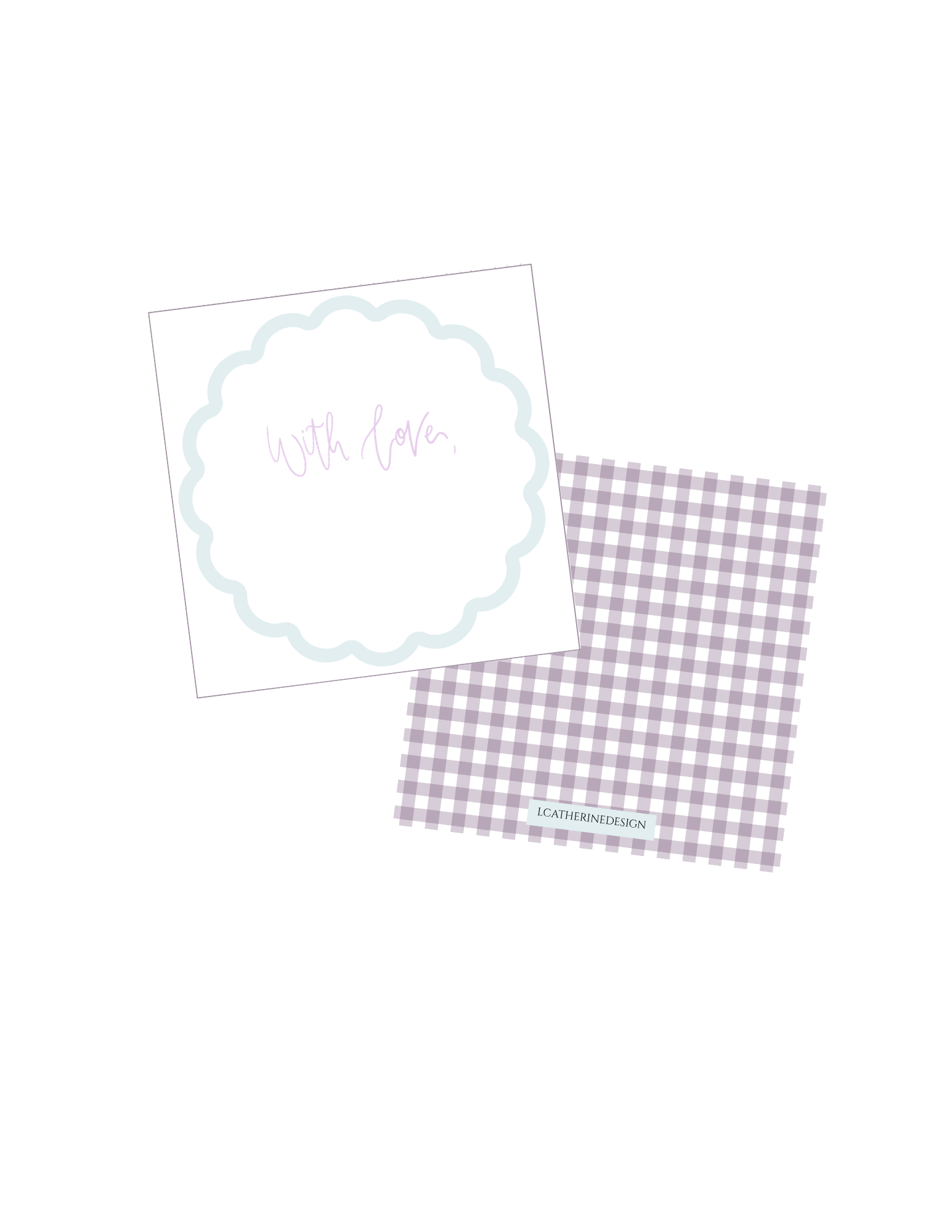 Scalloped With Love Gift Tags