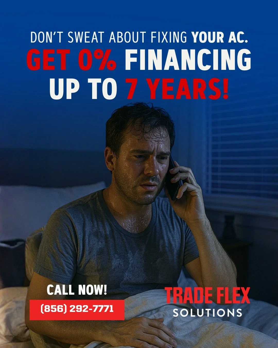 There&rsquo;s no reason to wait on fixing that AC system!

With 0% interest financing for up to 84 months, you may be able to upgrade now and pay over time at no additional cost.

No pressure. No gimmicks. Just flexible options to help make the right