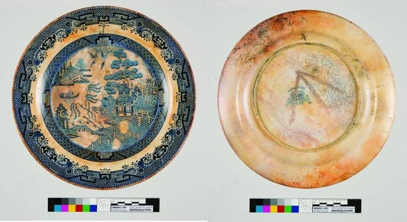 HMS Erebus plate reproductions for Parks Canada