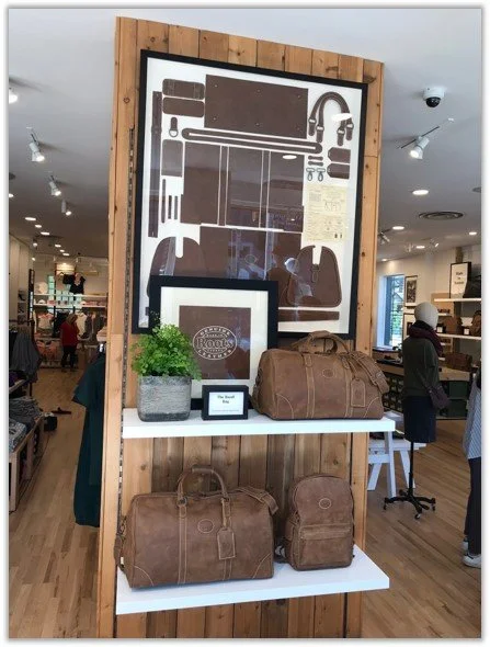 Roots deconstructed bag for retail