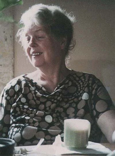 Alice Neel at her son Hartley’s house in Vermont after 1973.
