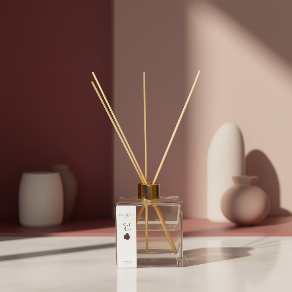 Dark Rose Reed Diffuser – Rose & Labdanum