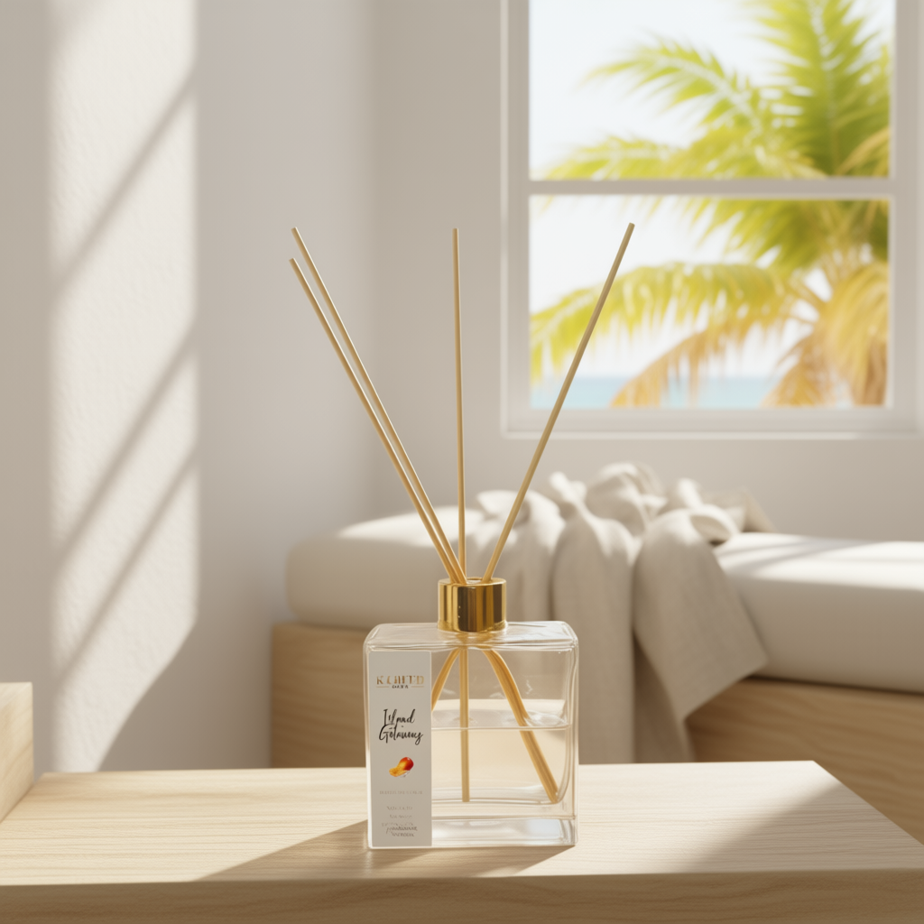 Island Getaway Reed Diffuser – Mango Coconut Milk