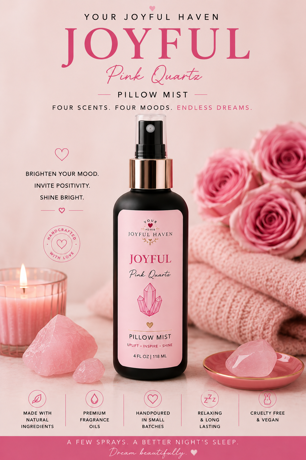 🕊️ Joyful Haven Room & Pillow Mists