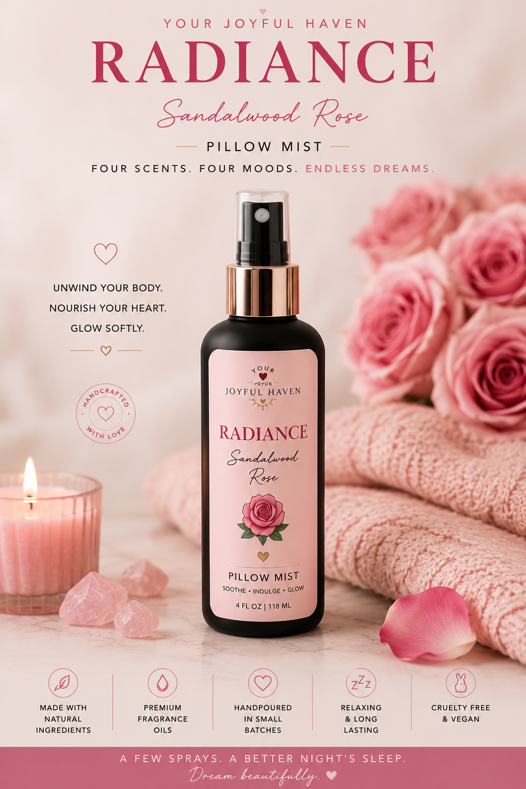 🕊️ Joyful Haven Room & Pillow Mists