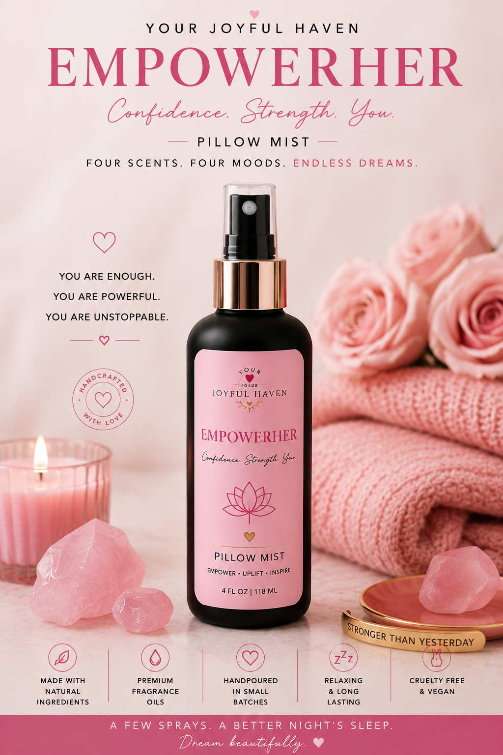 🕊️ Joyful Haven Room & Pillow Mists