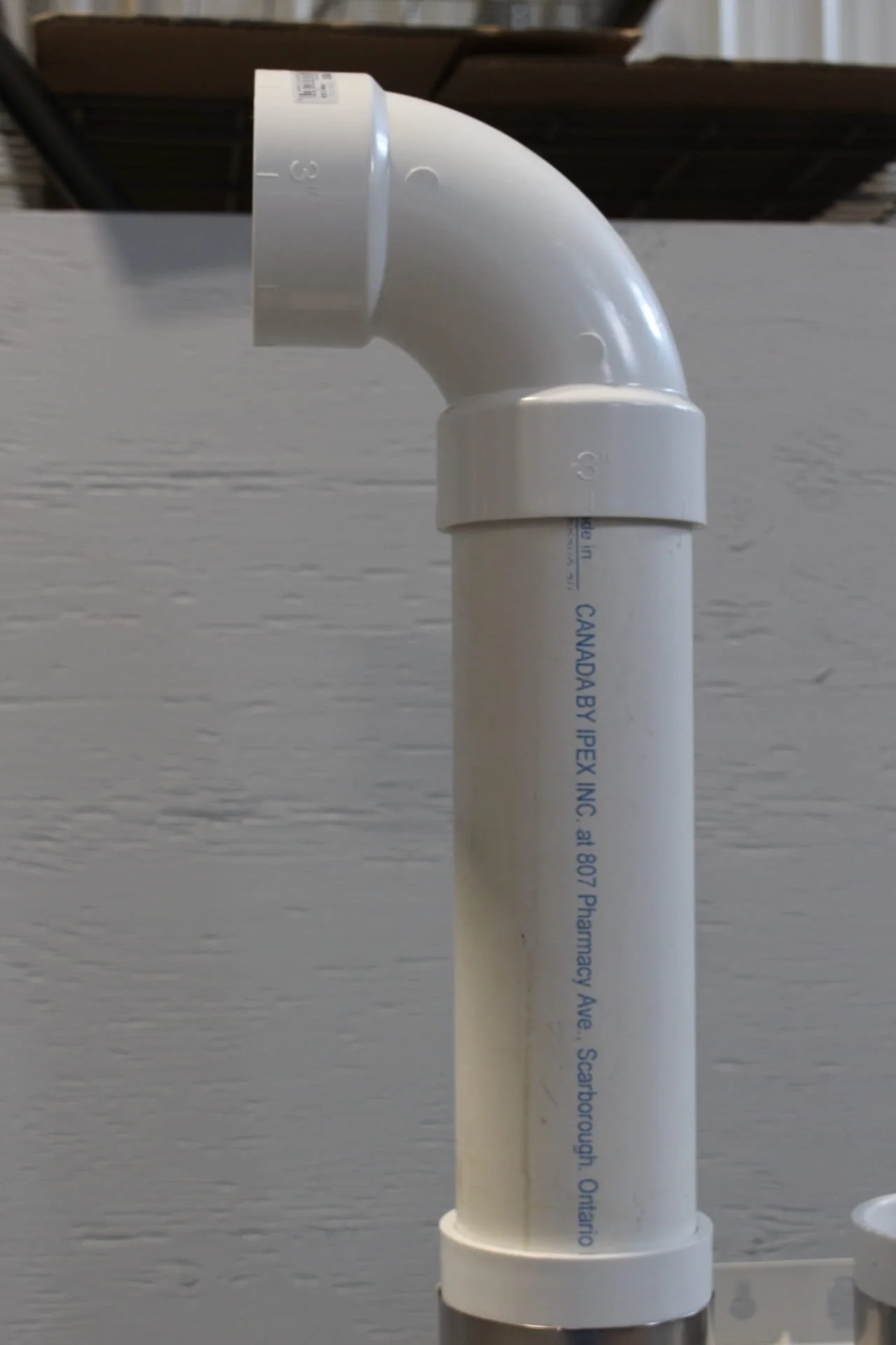 PVC vent pipe for tankless water heater