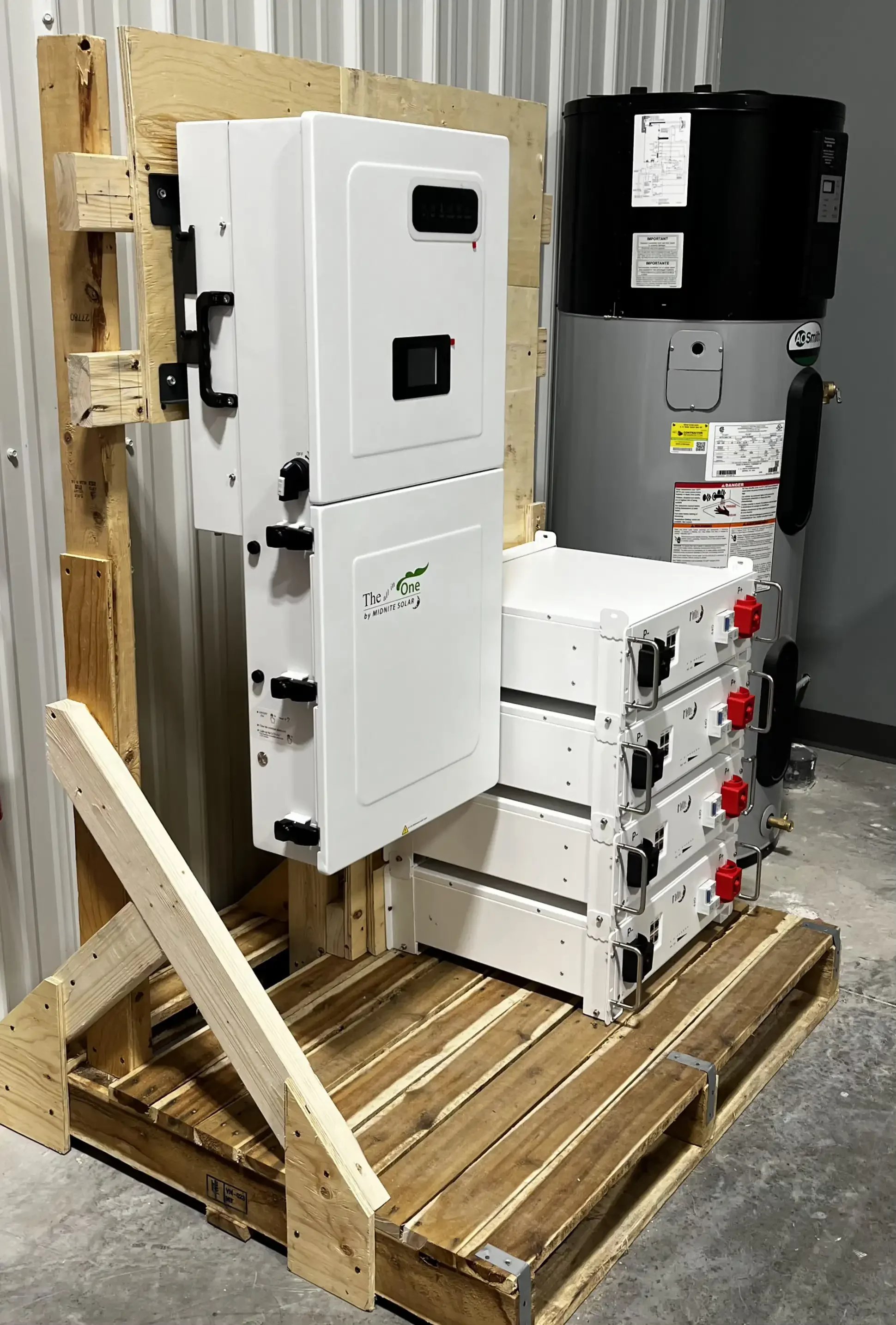 onduleur hybride 10kW pour système solaire avec reserve de batteries lithium