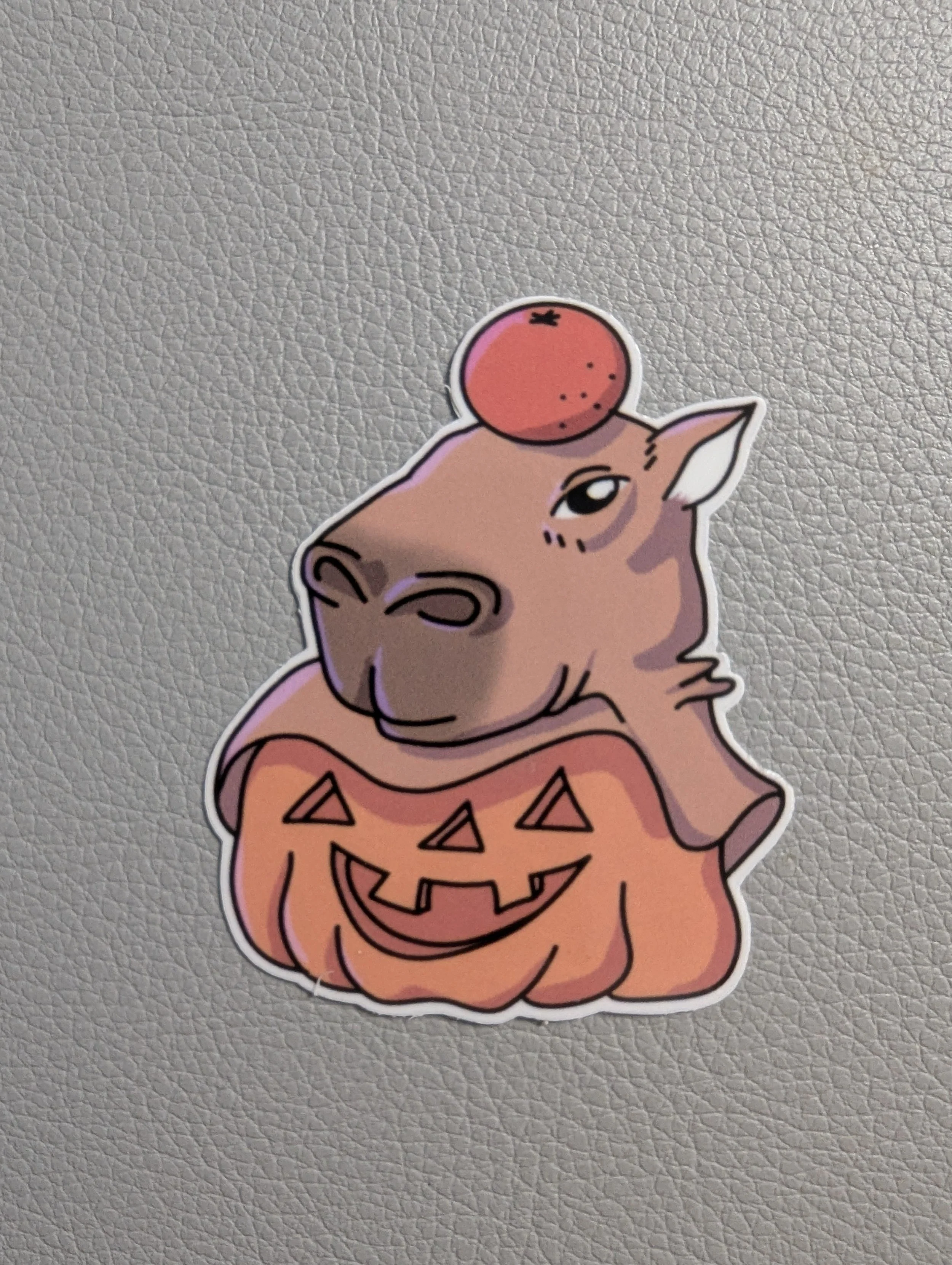 Capybara Masked Jack-o-Lantern