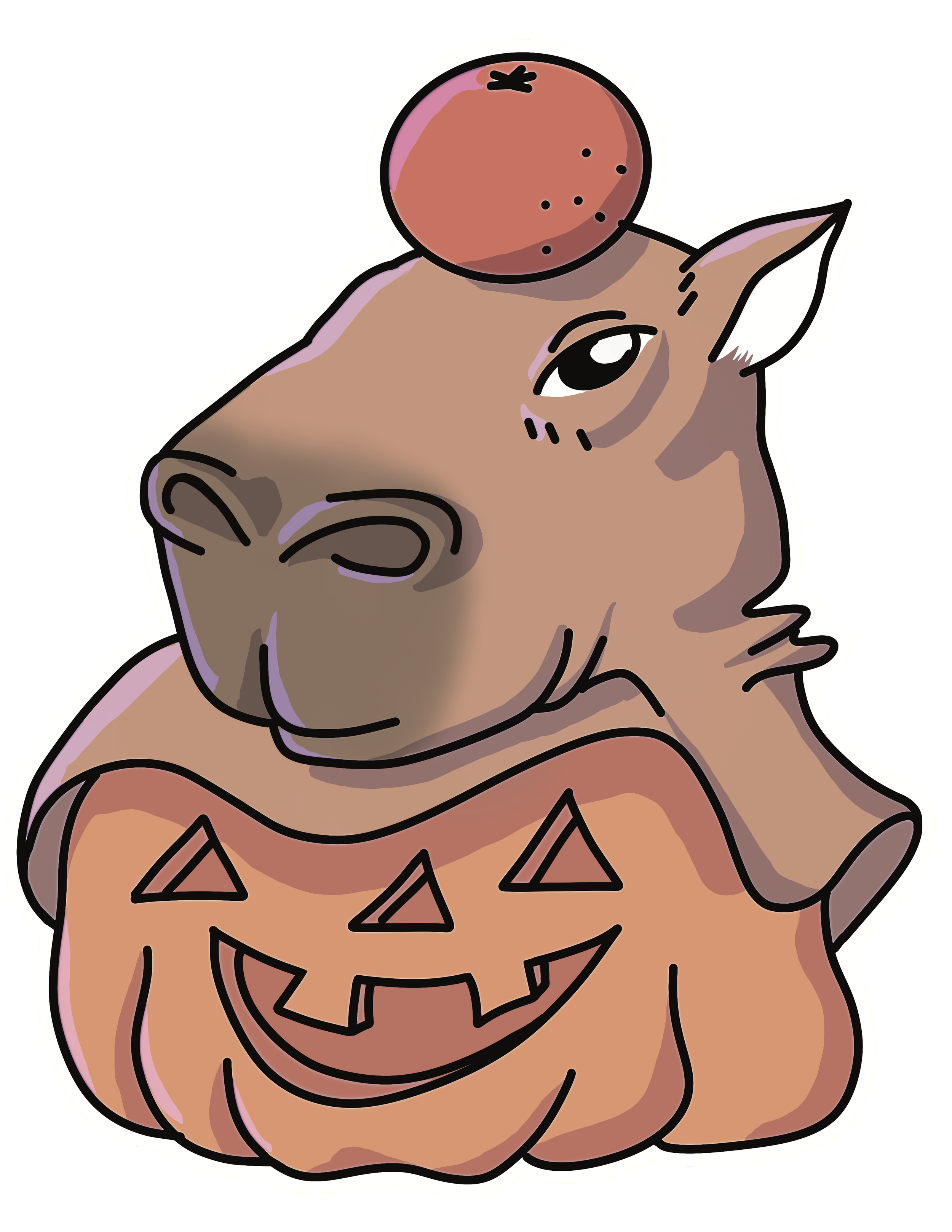 Capybara Mask Pumpkin Digital.PNG