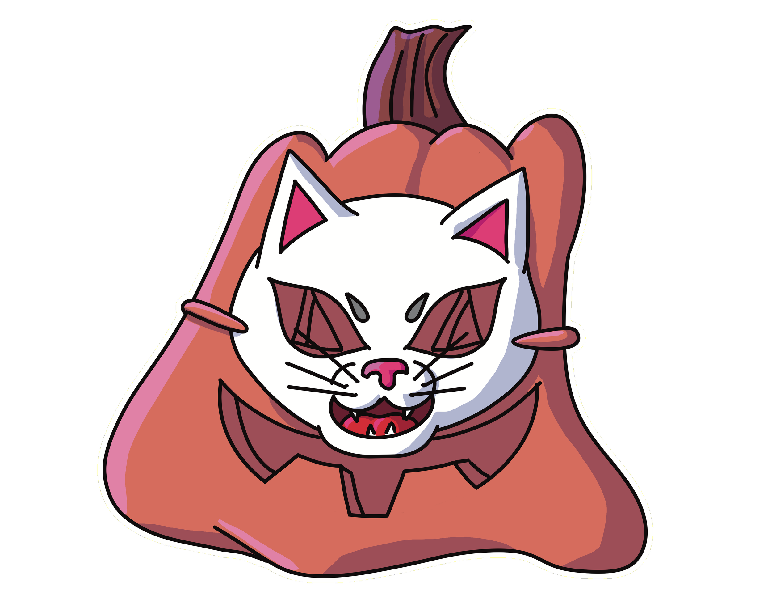 Cat Mask Jack-o-Lantern