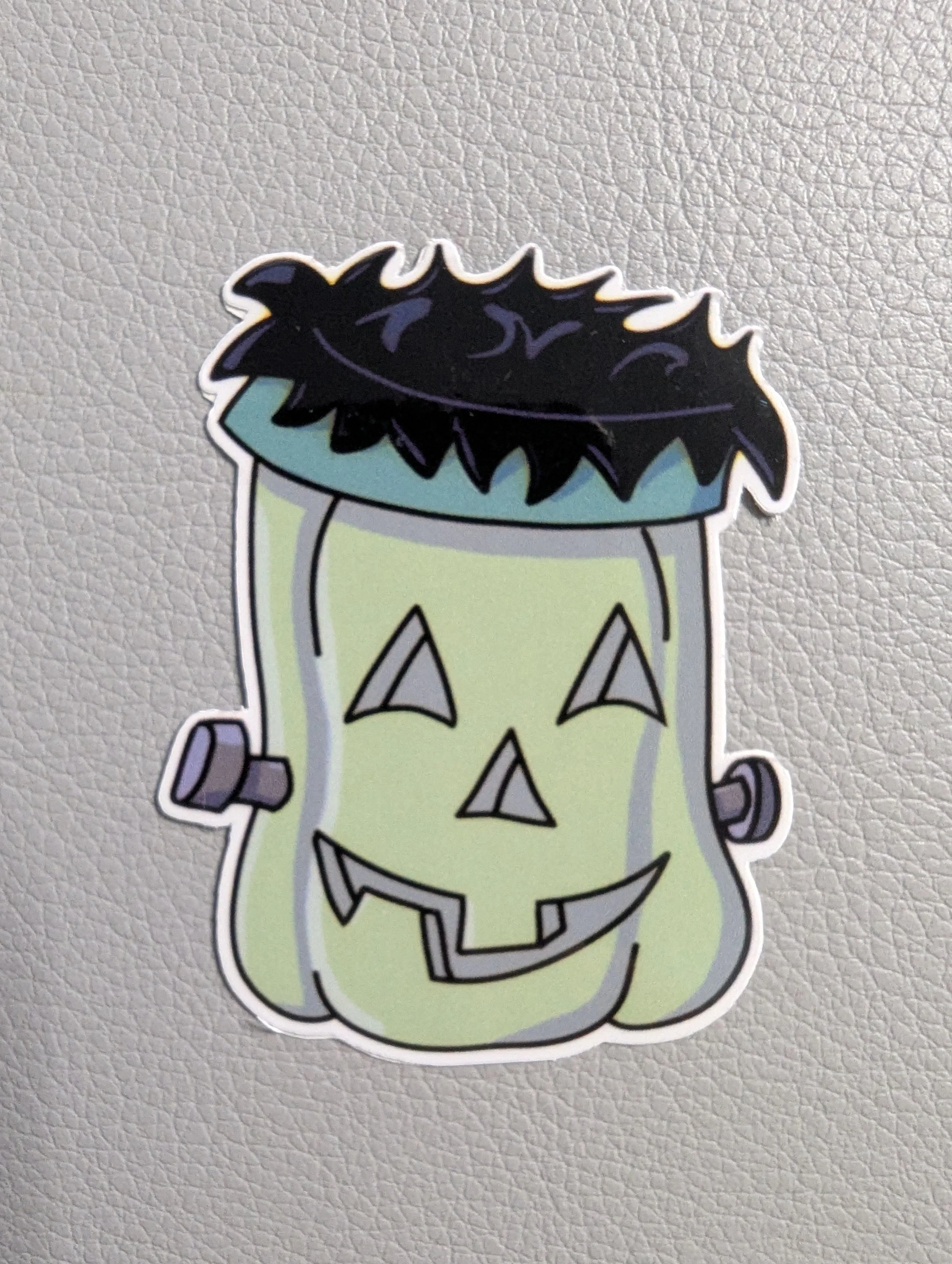 3" Waterproof Vinyl Sticker with UV Protection - Playful Character Design