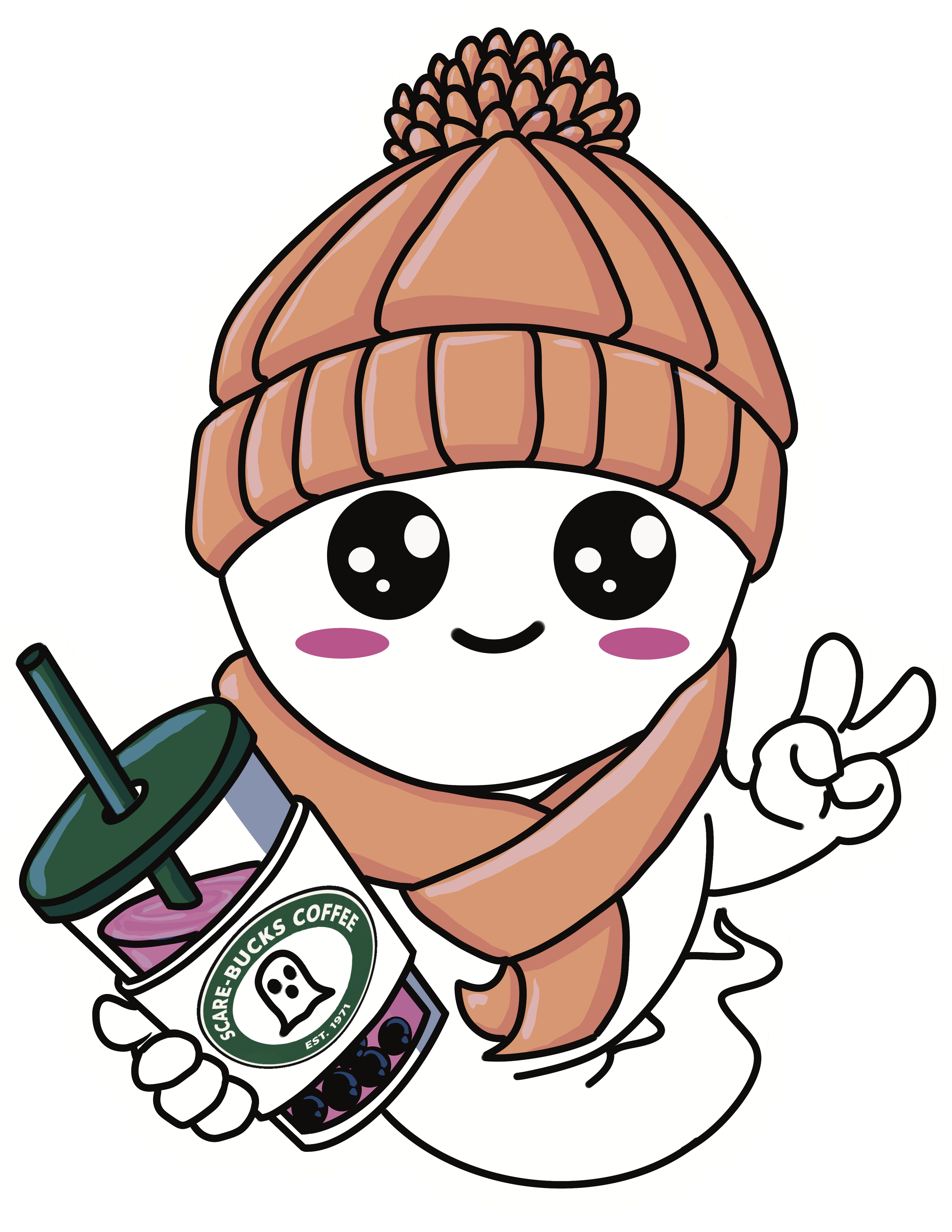 Scare-Bucks Coffee Ghost