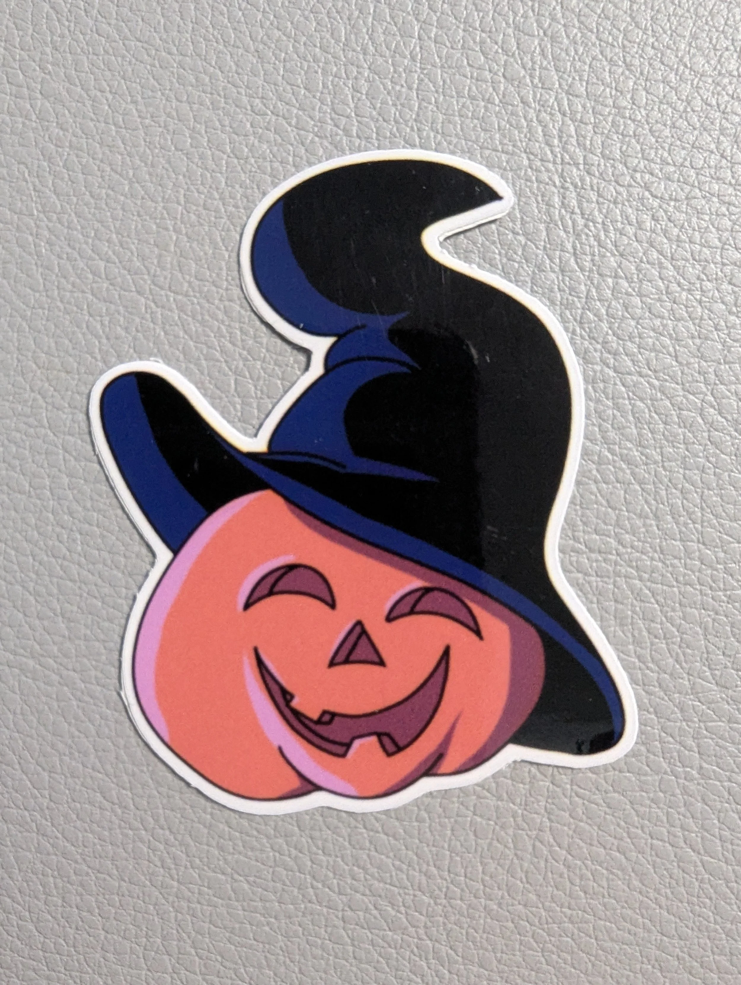 Jack-o-Lantern with Witch Hat