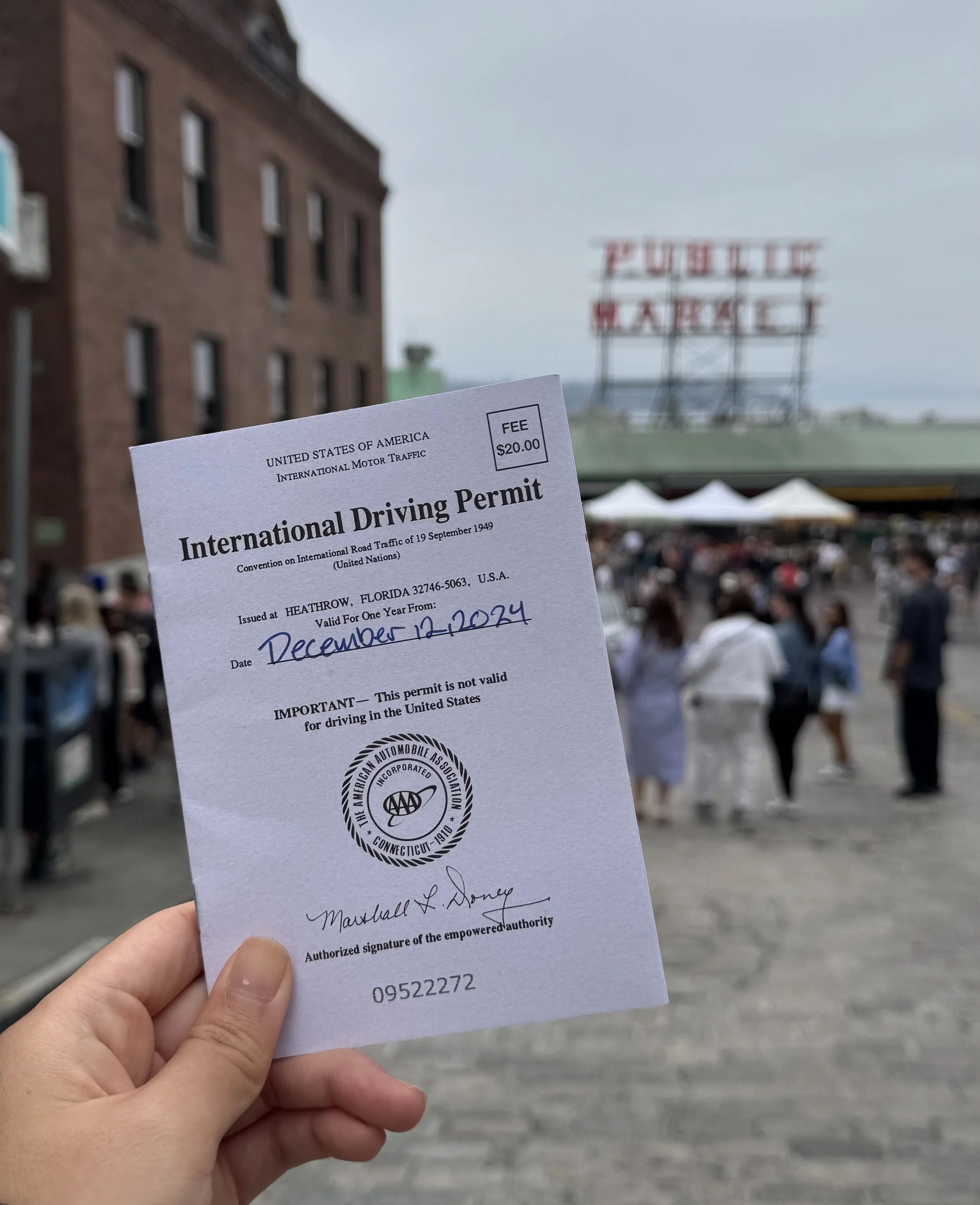 Do you live in Washington and need an International Driving Permit?