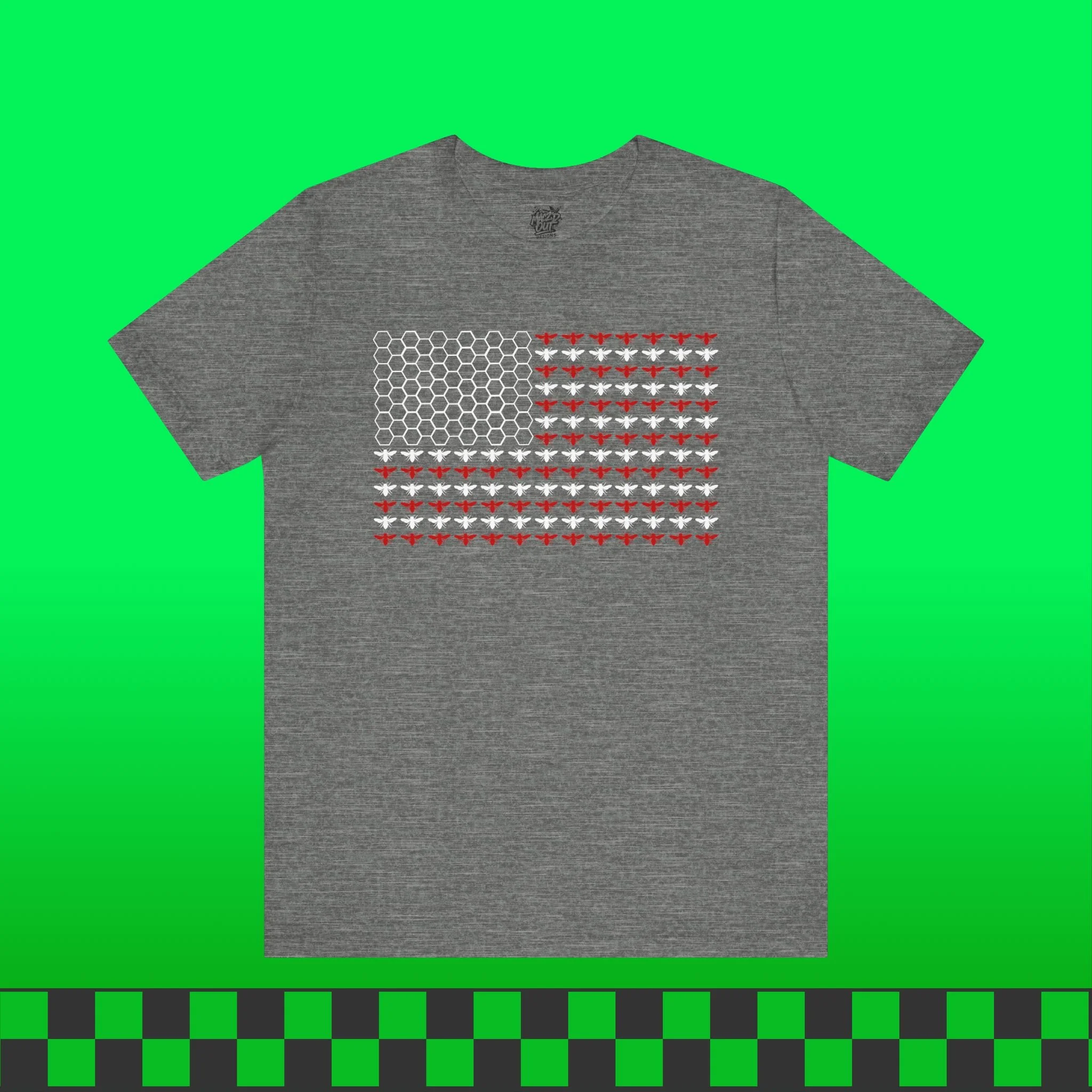 American Flag Honey Bee T-Shirt