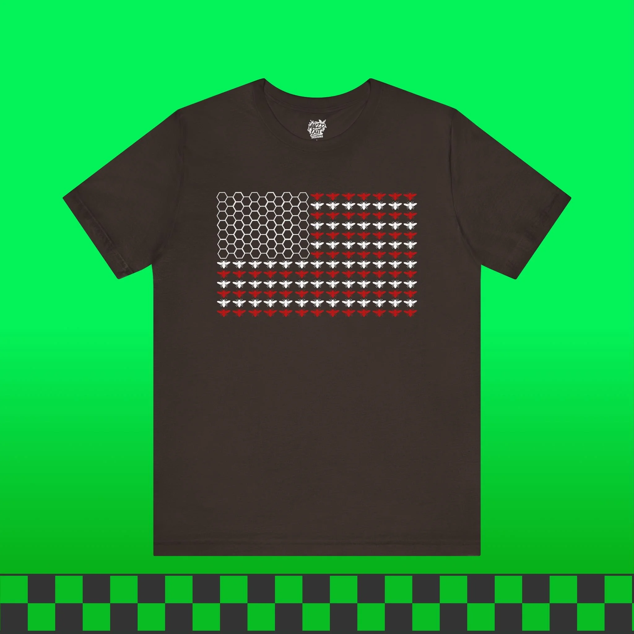 American Flag Honey Bee T-Shirt