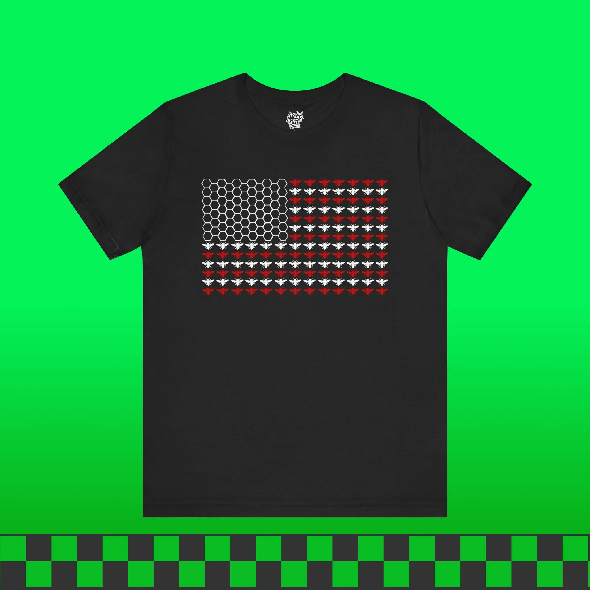 American Flag Honey Bee T-Shirt