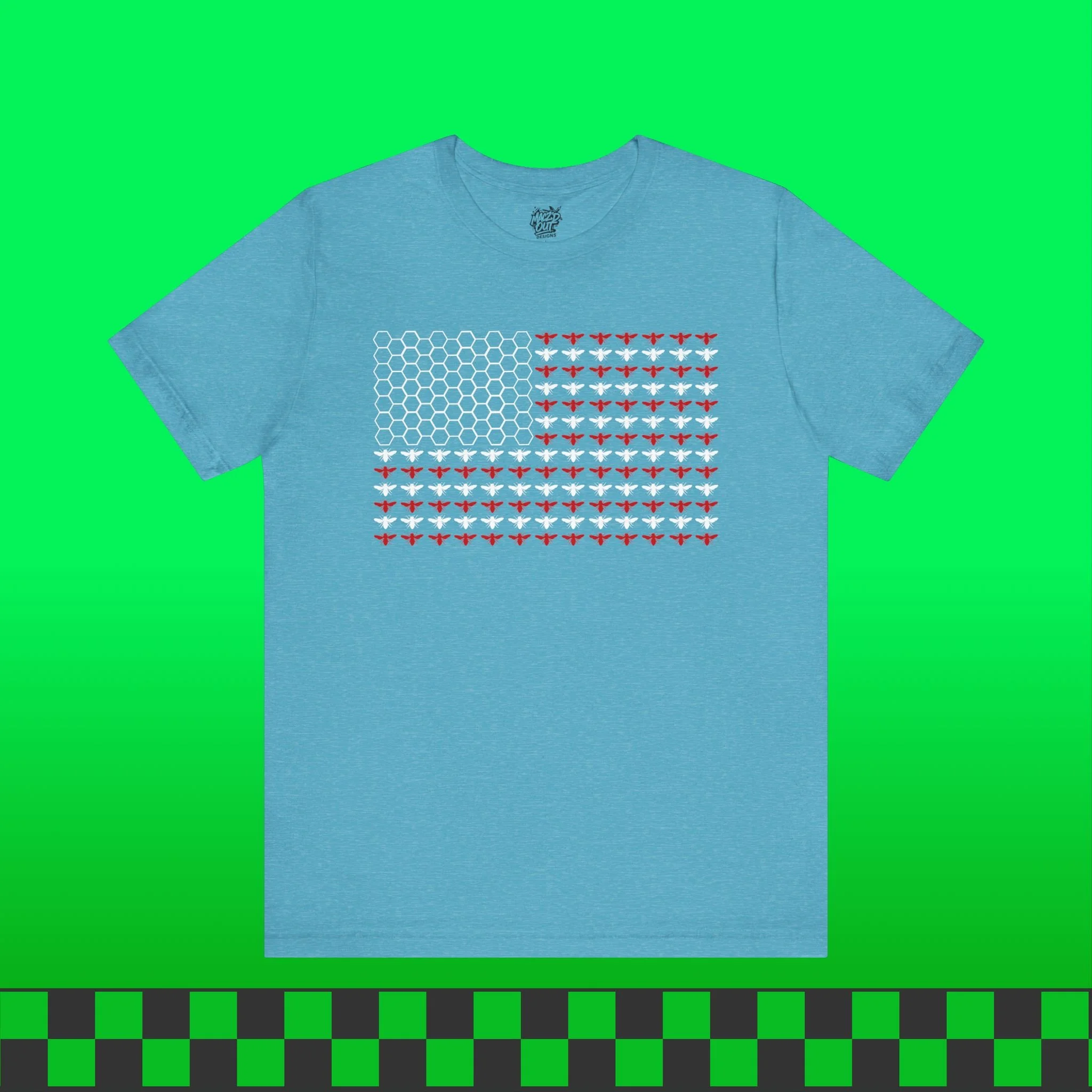 American Flag Honey Bee T-Shirt