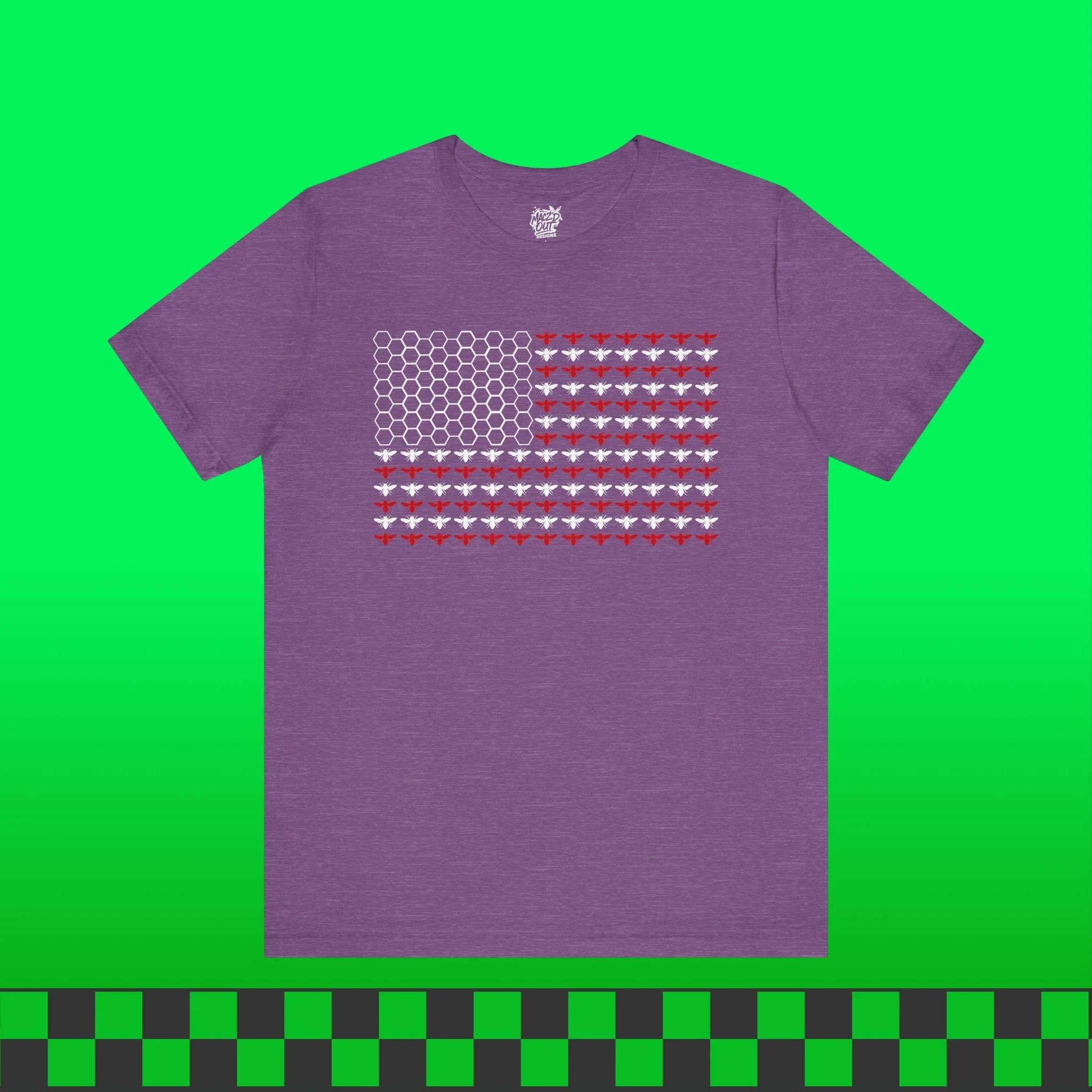 American Flag Honey Bee T-Shirt