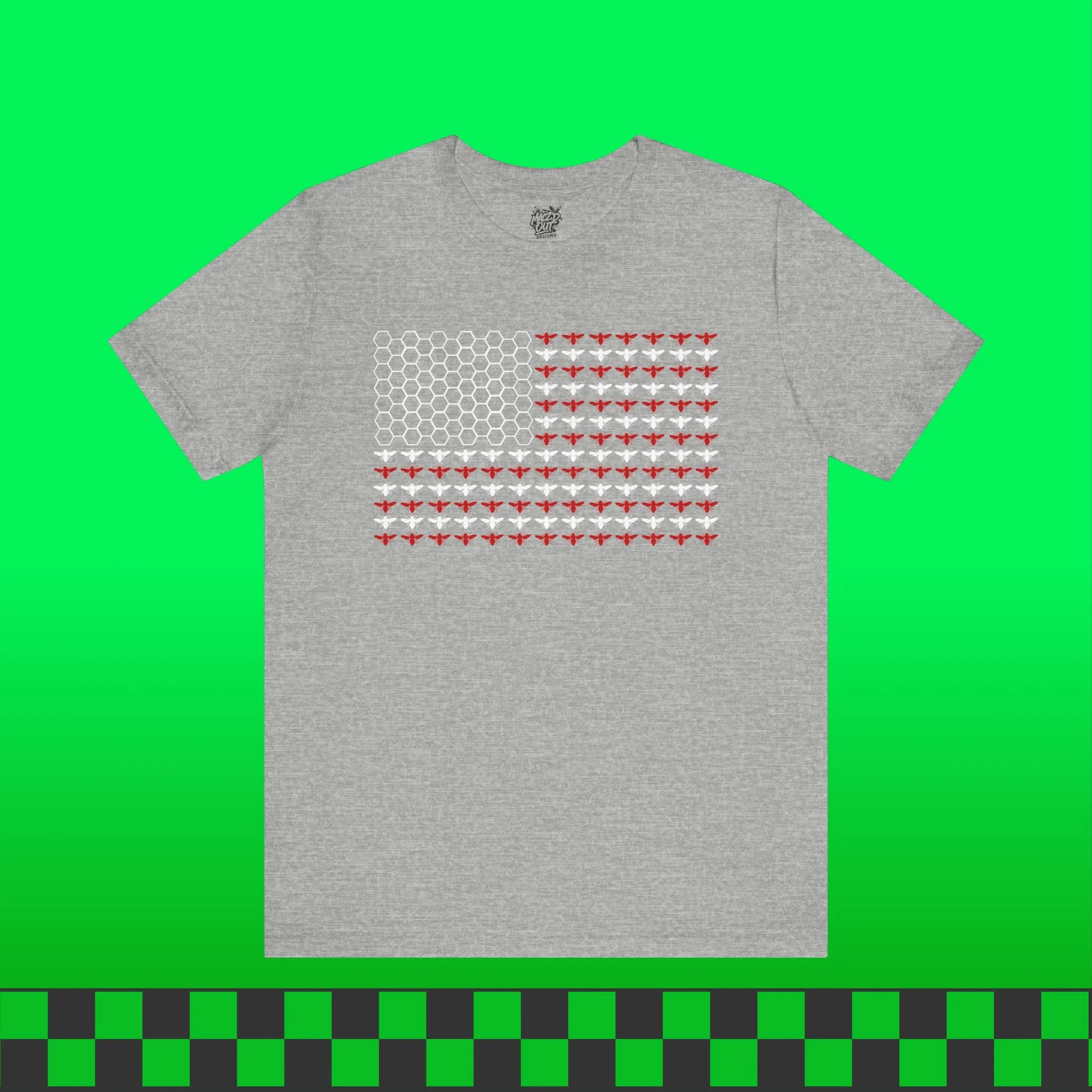 American Flag Honey Bee T-Shirt