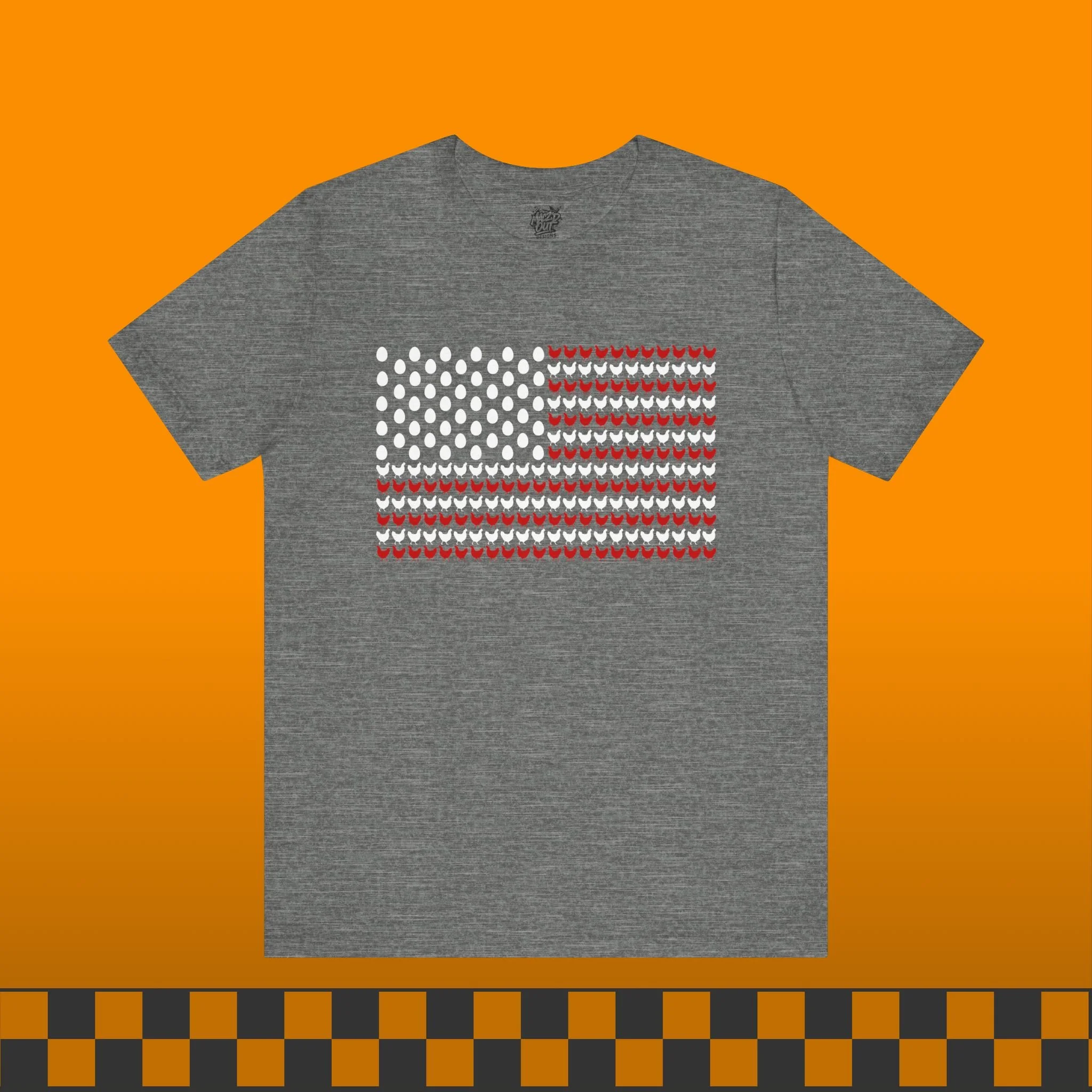 American Flag Chicken T-Shirt