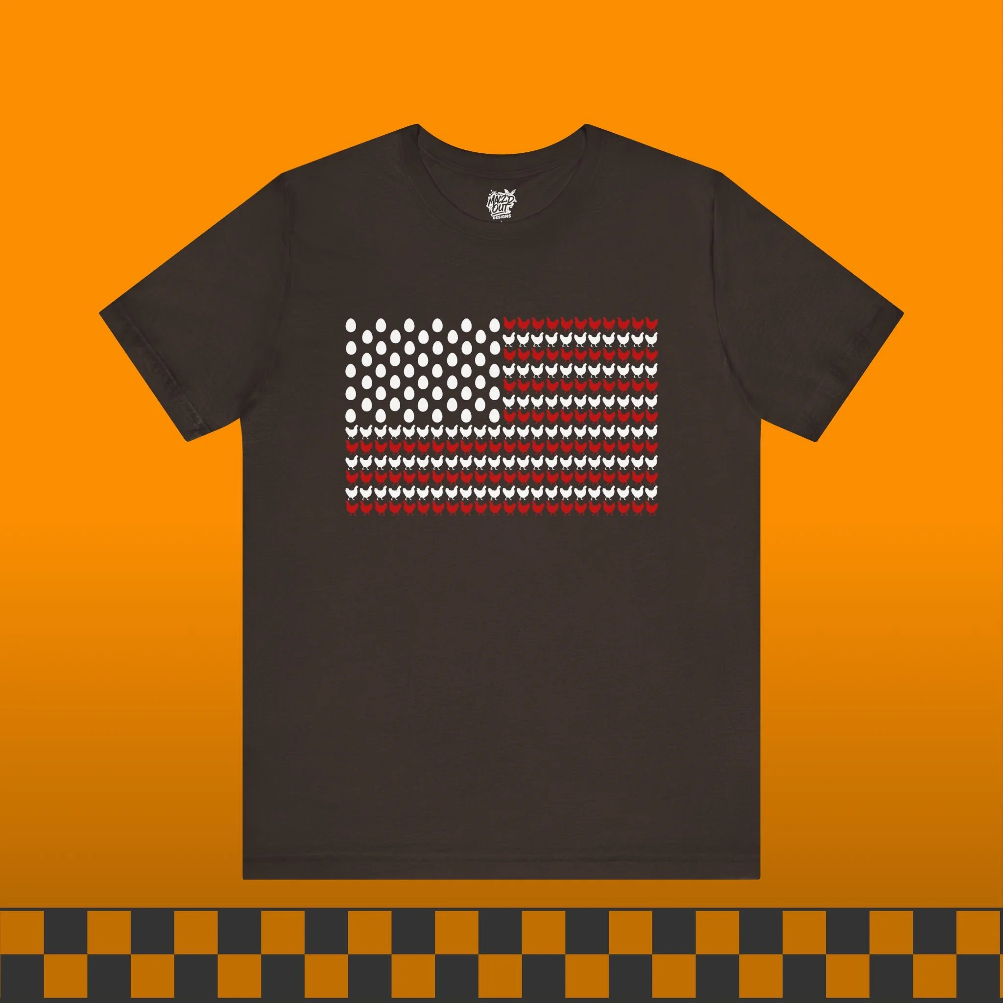 American Flag Chicken T-Shirt