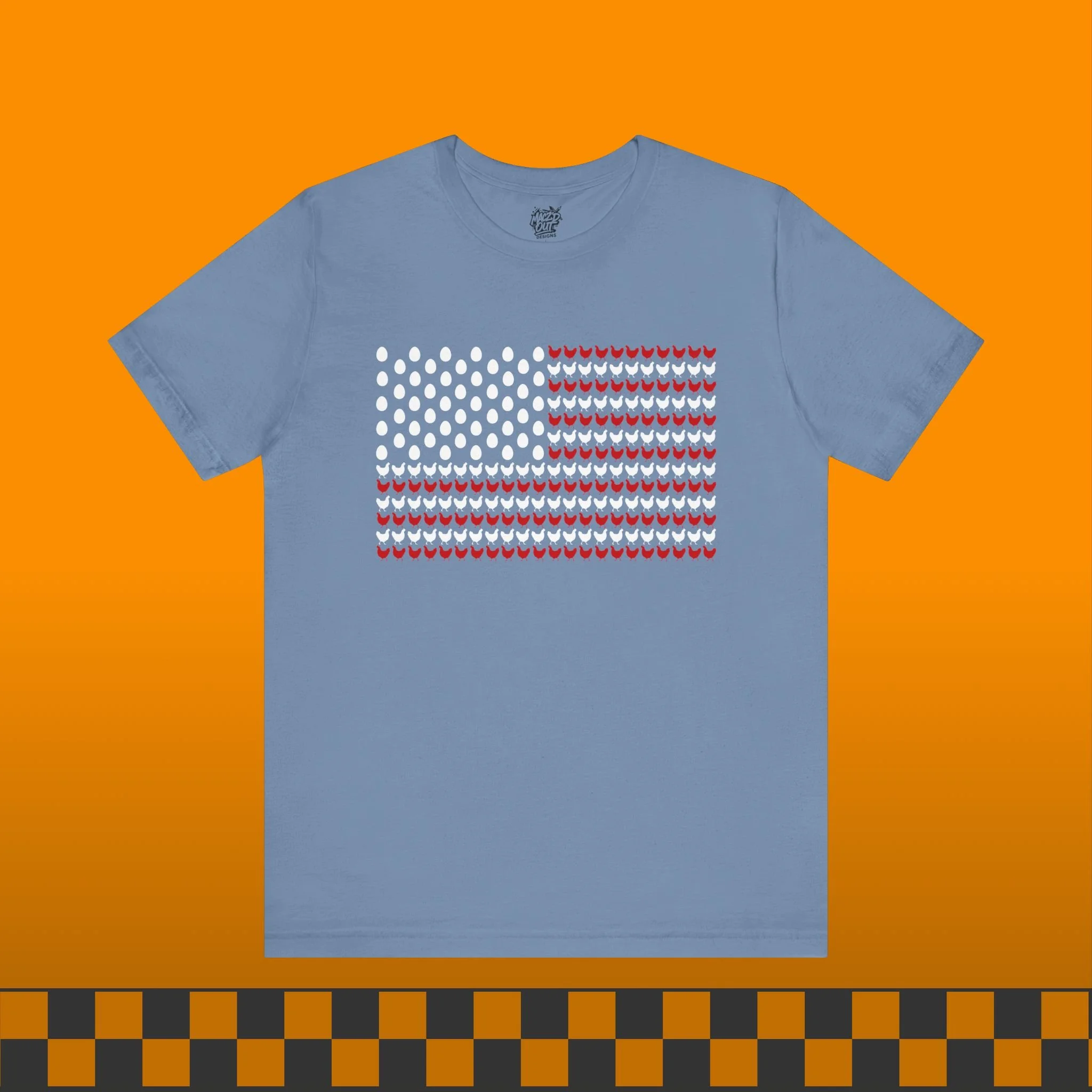 American Flag Chicken T-Shirt