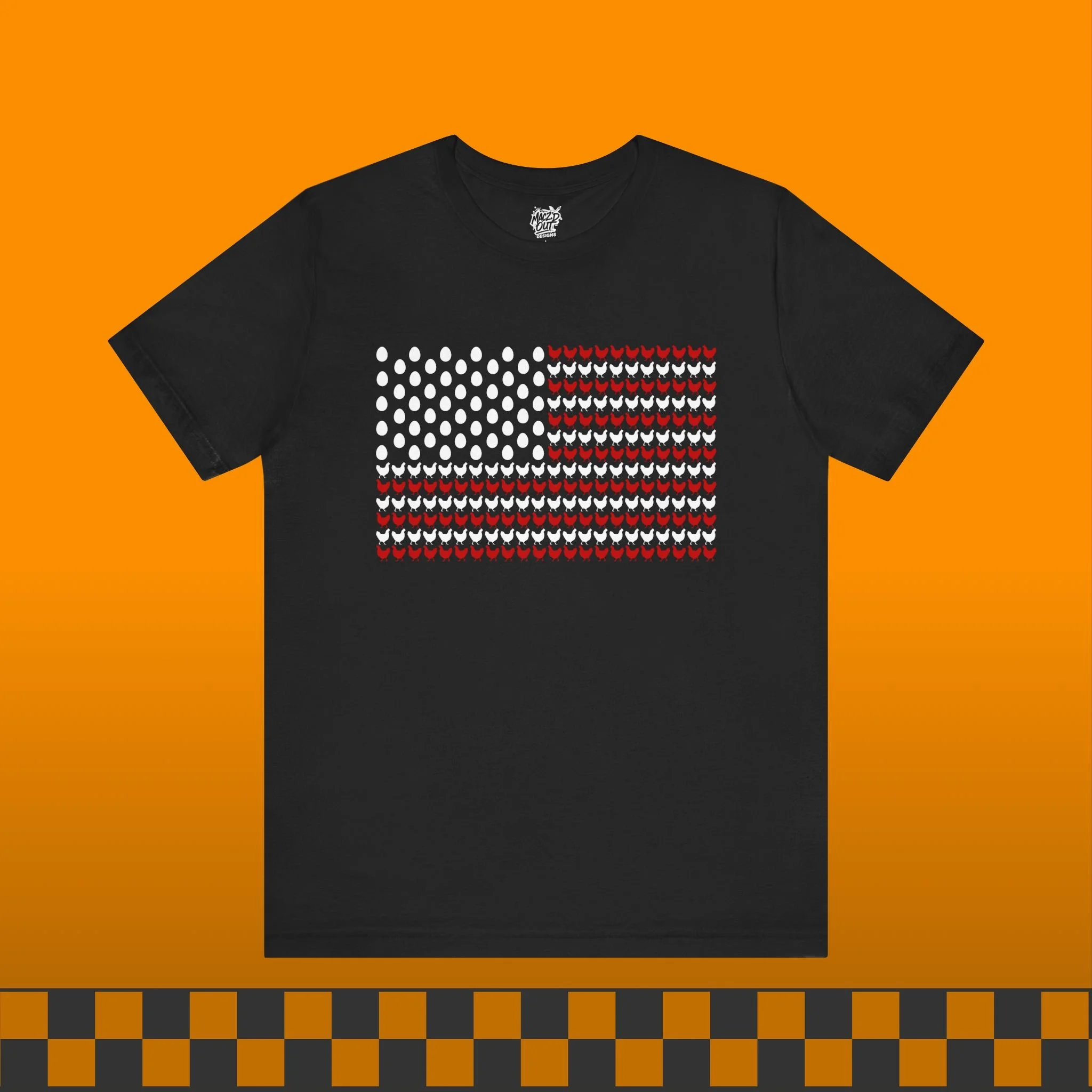 American Flag Chicken T-Shirt