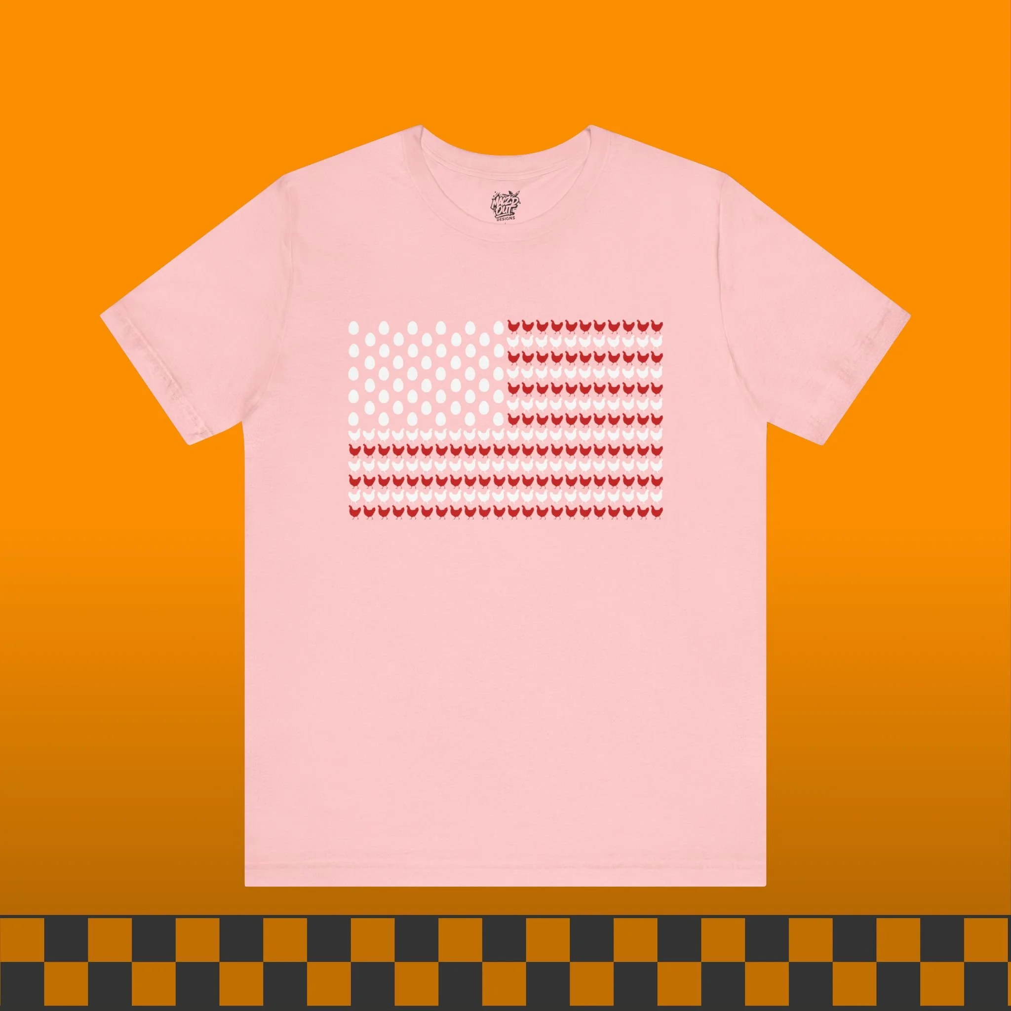 American Flag Chicken T-Shirt