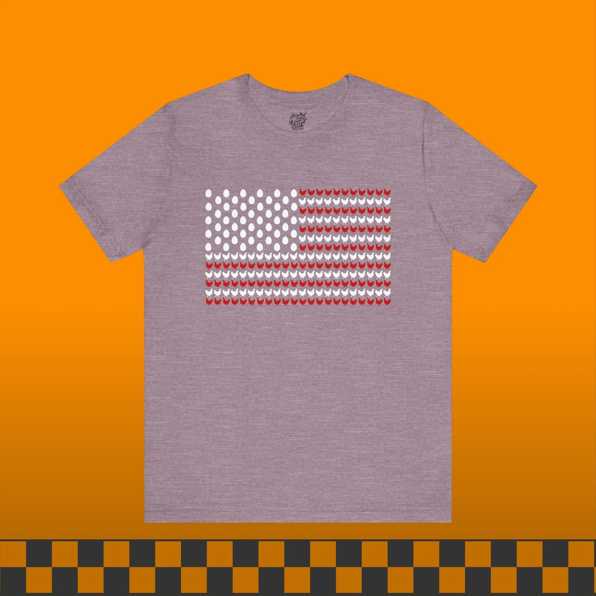 American Flag Chicken T-Shirt