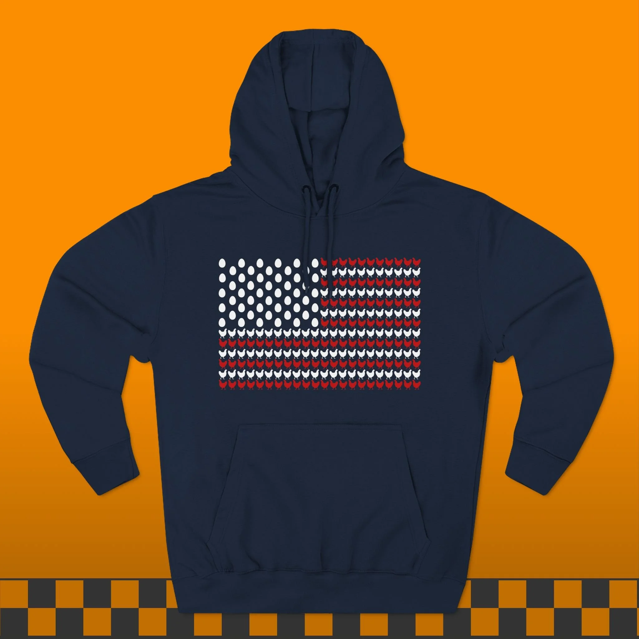 American Flag Chicken Hoodie