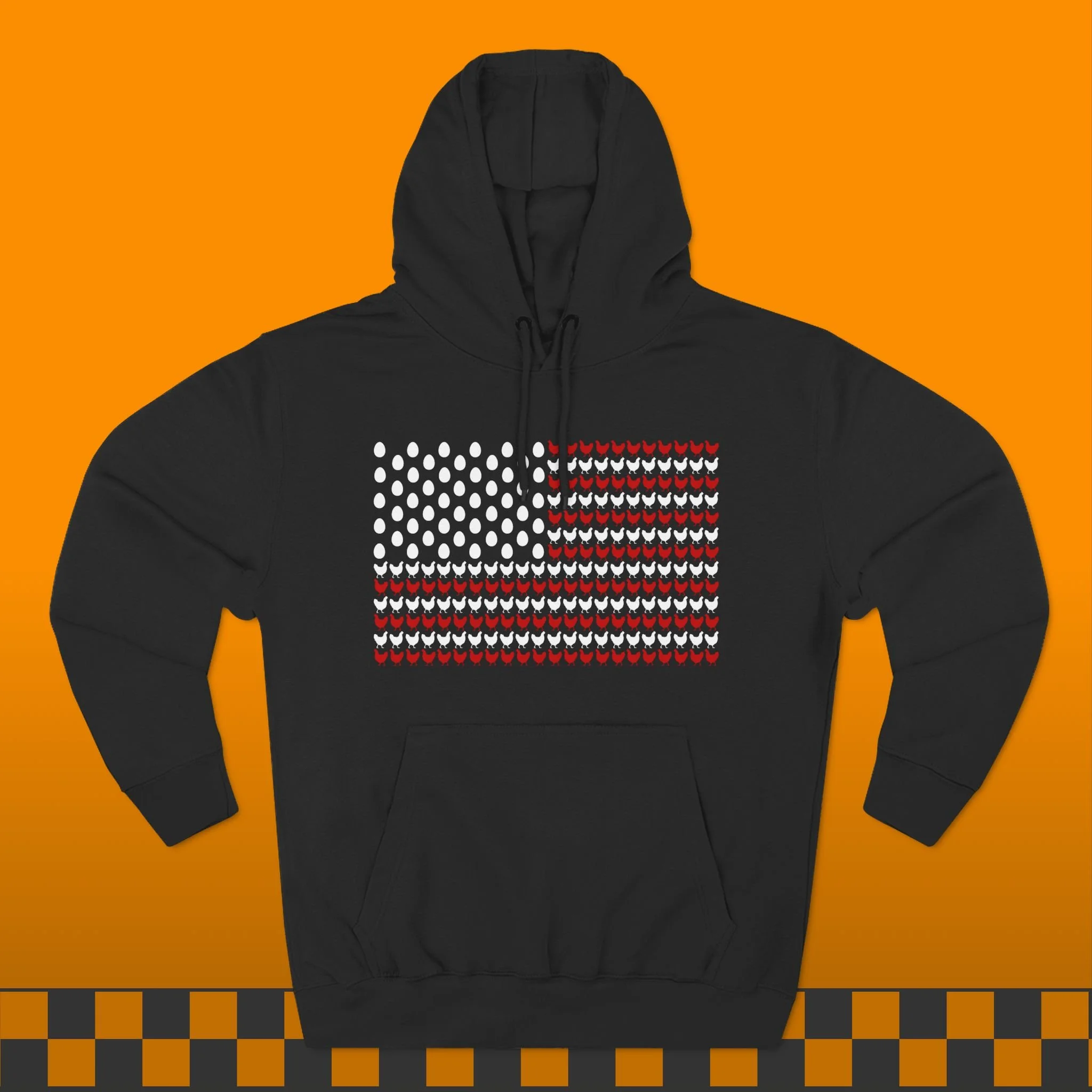American Flag Chicken Hoodie