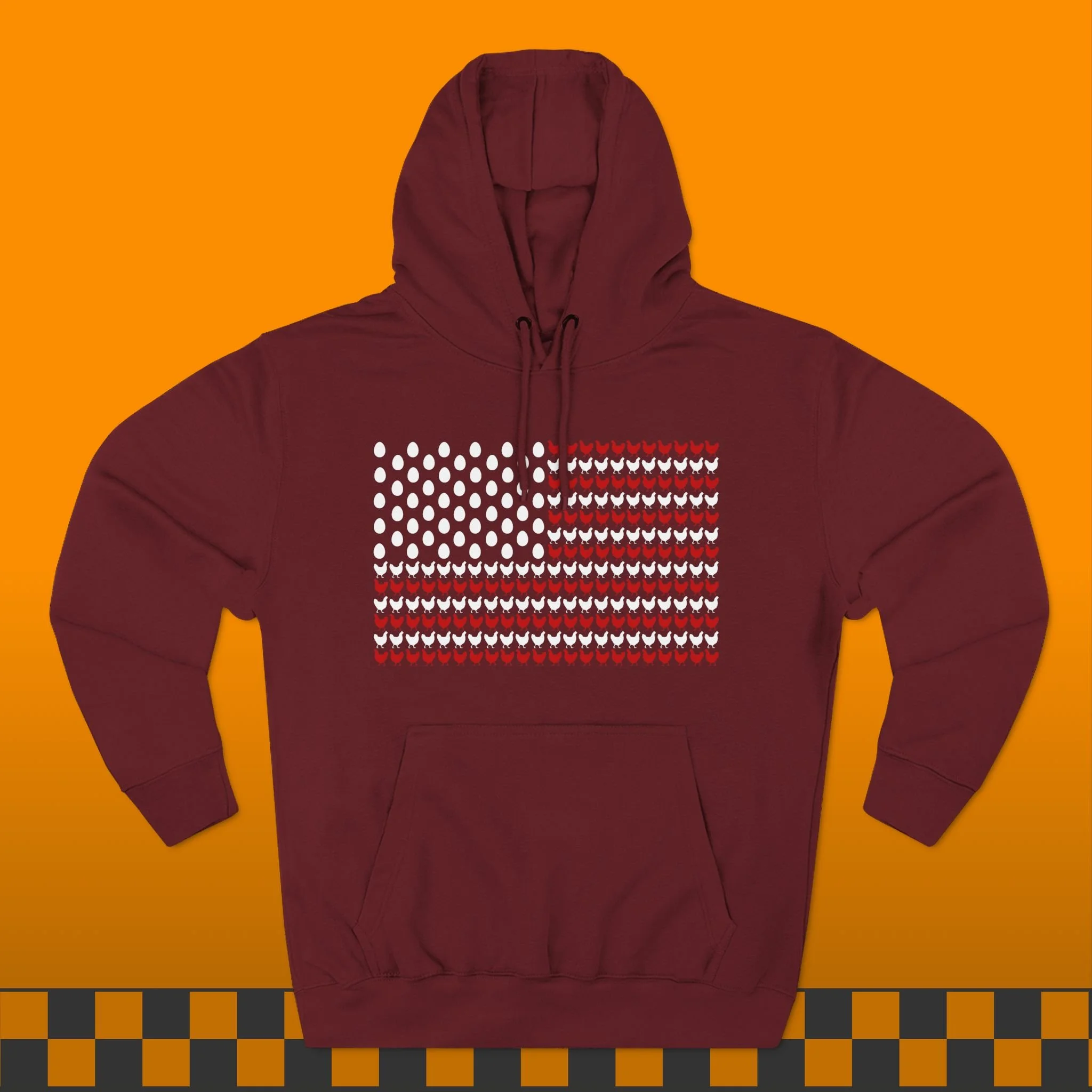 American Flag Chicken Hoodie