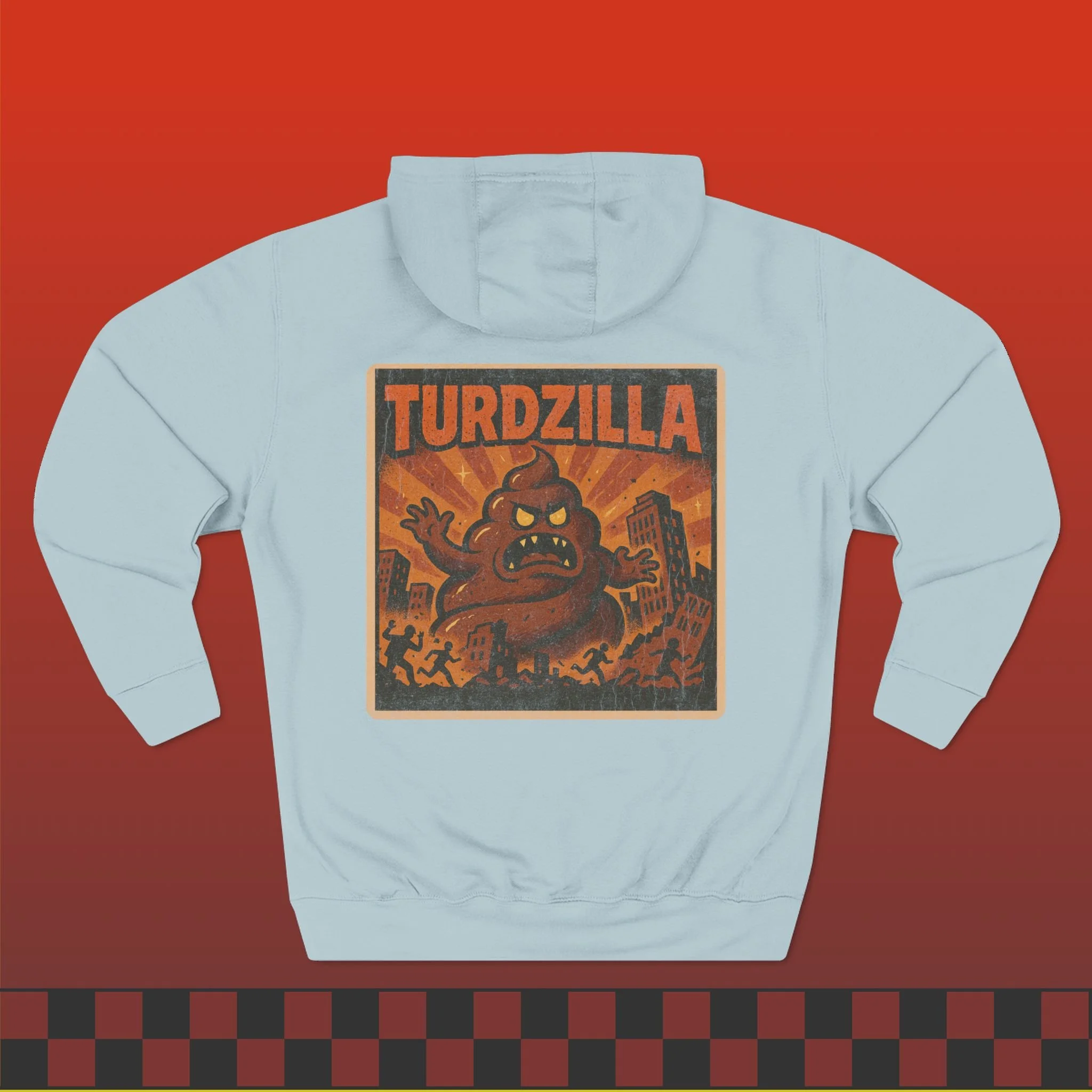 Turdzilla Hoodie (Front & Back Print)