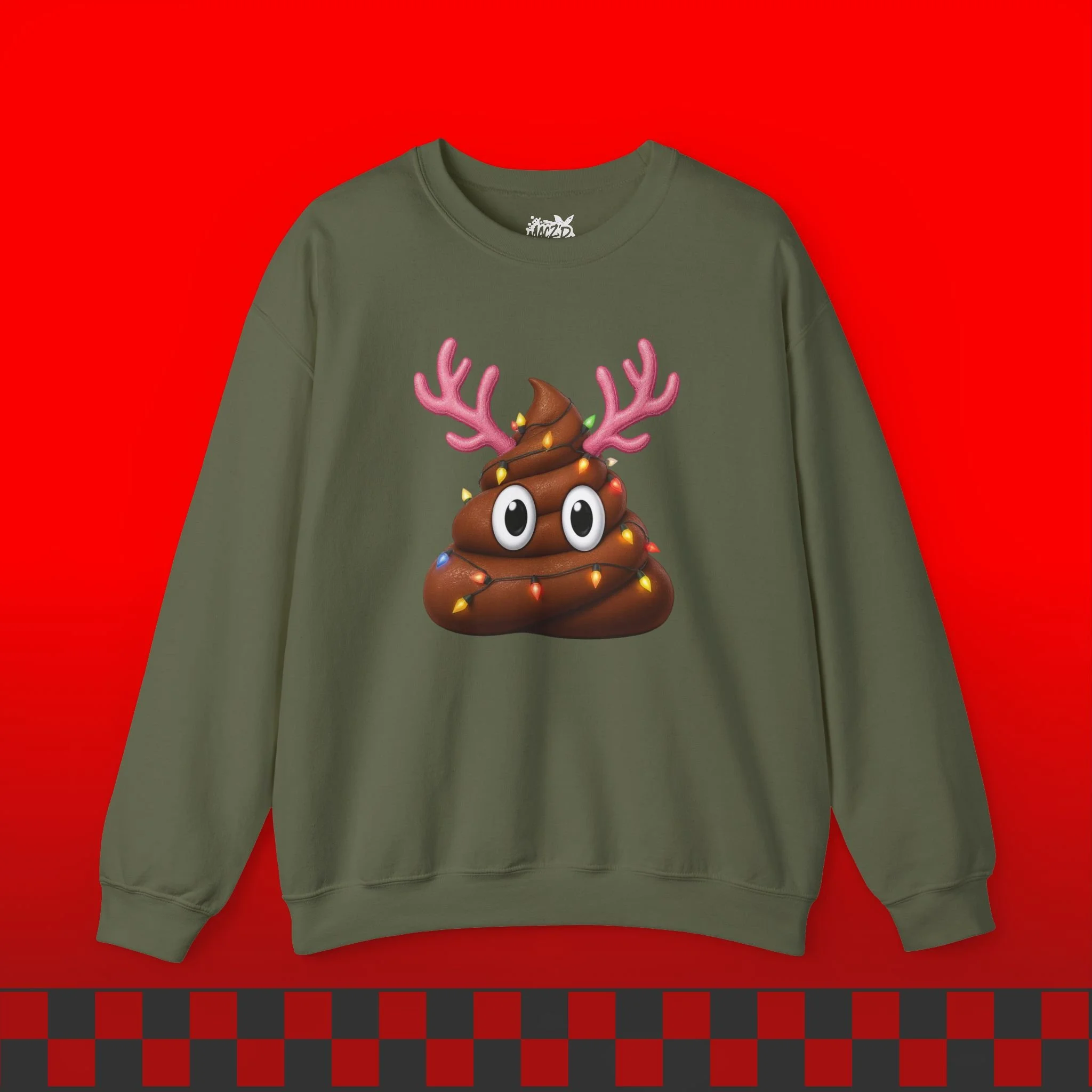 Reindeer Poop Emoji Sweatshirt