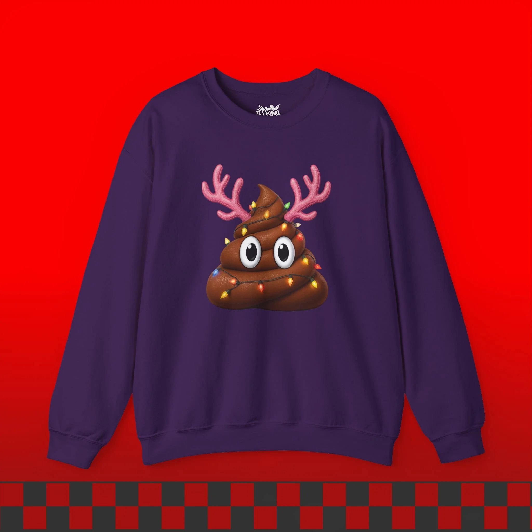 Reindeer Poop Emoji Sweatshirt